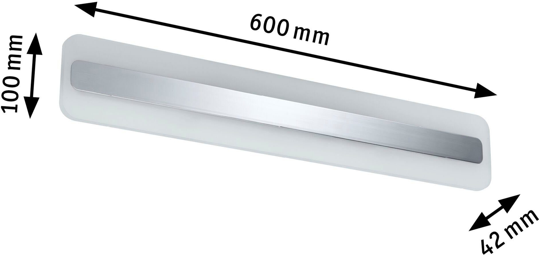 Paulmann Spiegelleuchte Lukida, LED fest Badezimmerleuchte integriert, Warmweiß