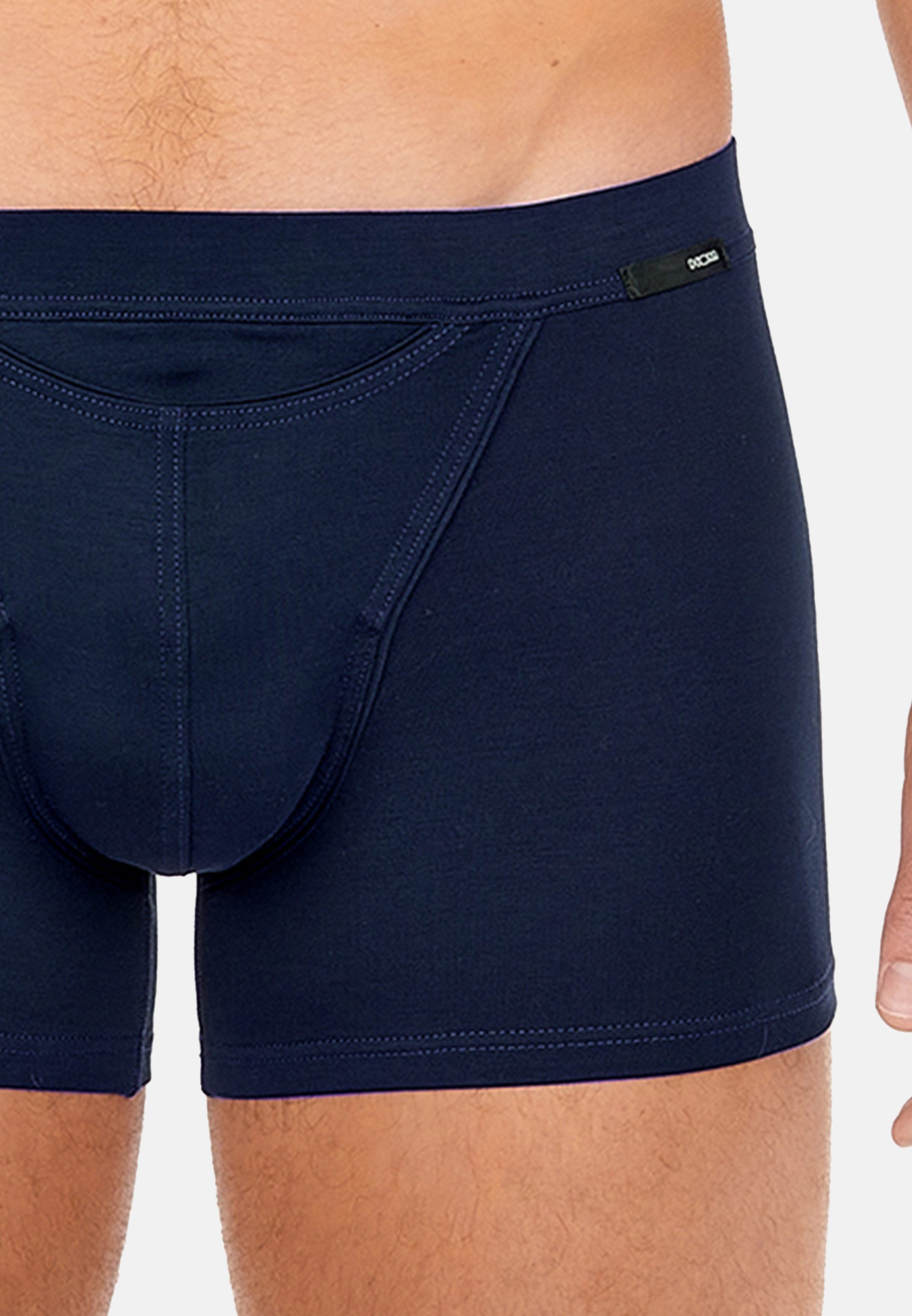 Hom Retro Boxer TENCEL™ Soft HO1 (1-St) Retro Short / Pant - mit Eingriff - Blickdicht - Horizontaler Eingriff