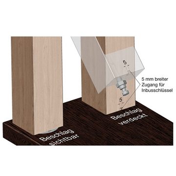 SO-TECH® Winkelbeschlag Schwerlast Universalverbinder für den Möbelbau (1 St)