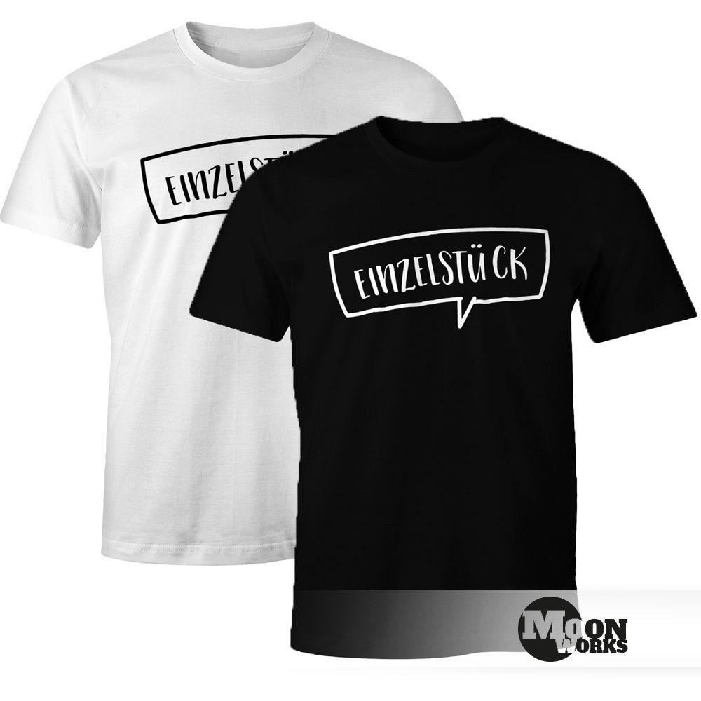 Print-Shirt witziges Herren T-Shirt "Einzelstück" Sprüche Spruch Fun-Shirt Männer