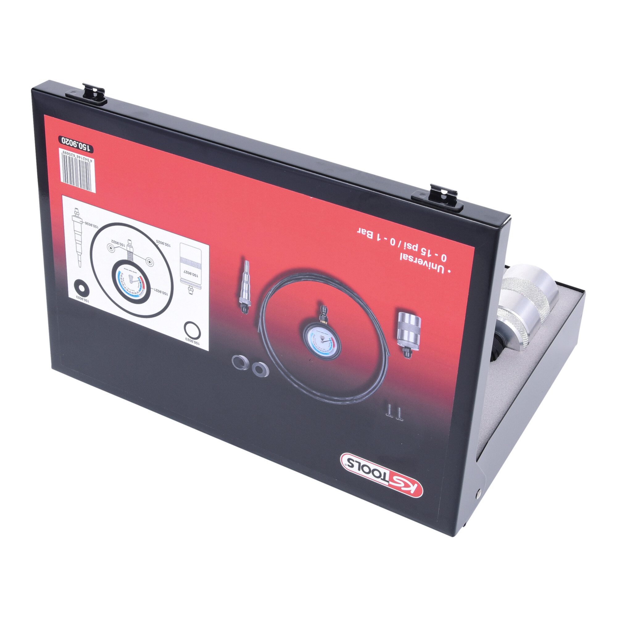 KS Tools Kompressor KS Tools Wasserpumpentester-Satz,8-teilig