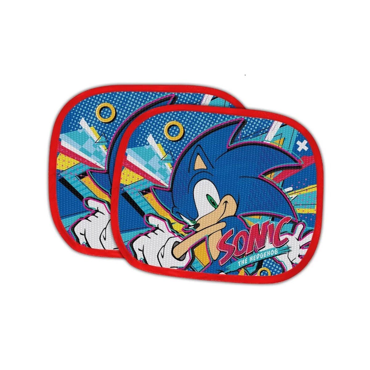 Sonic Autosonnenschutz Sonic the Hedgehog Turbo 2-teiliges Fenster-Sonnenschutz