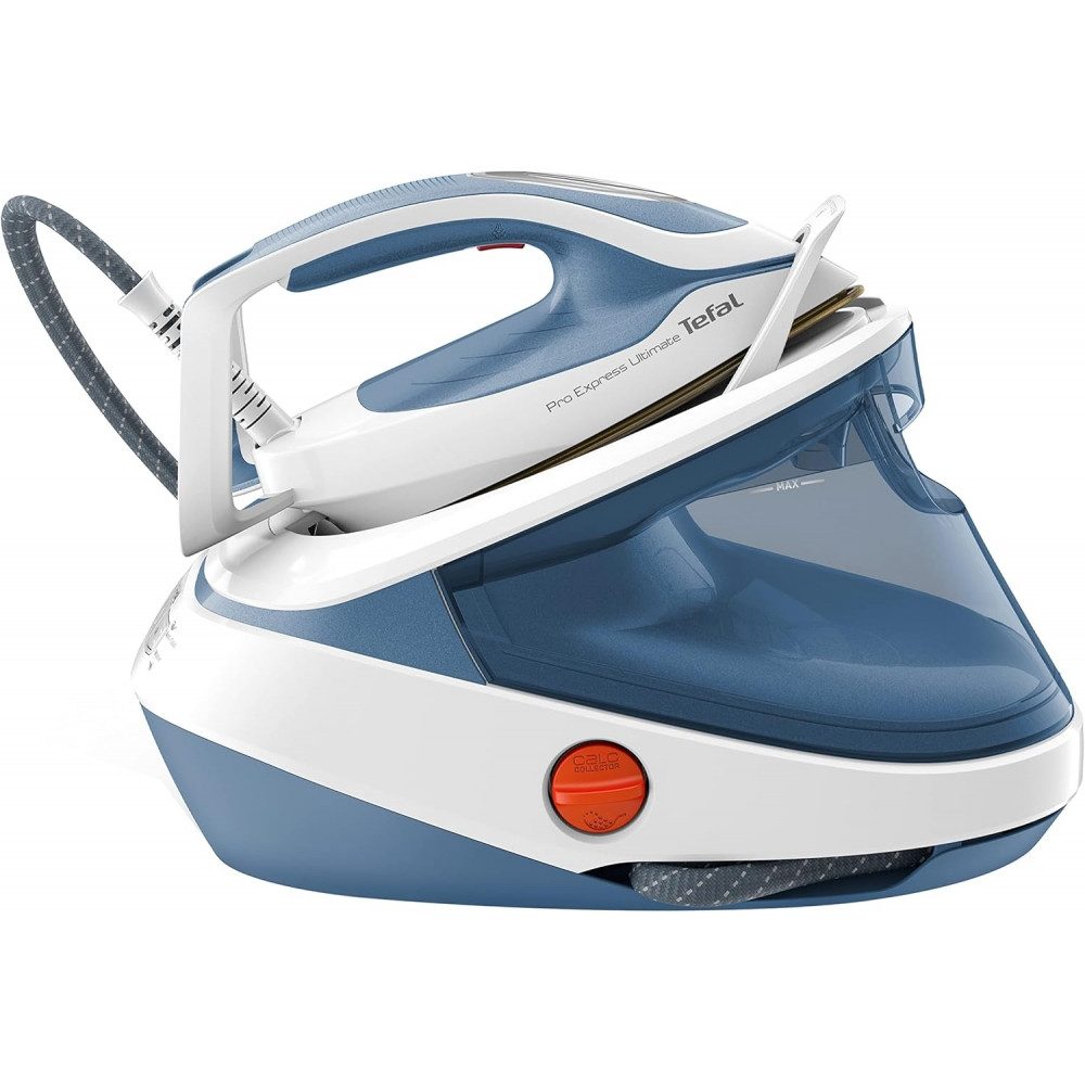 Tefal Dampfbügelstation Pro Express Ultimate II GV9710 - Dampfbügelstation - weiß/blau
