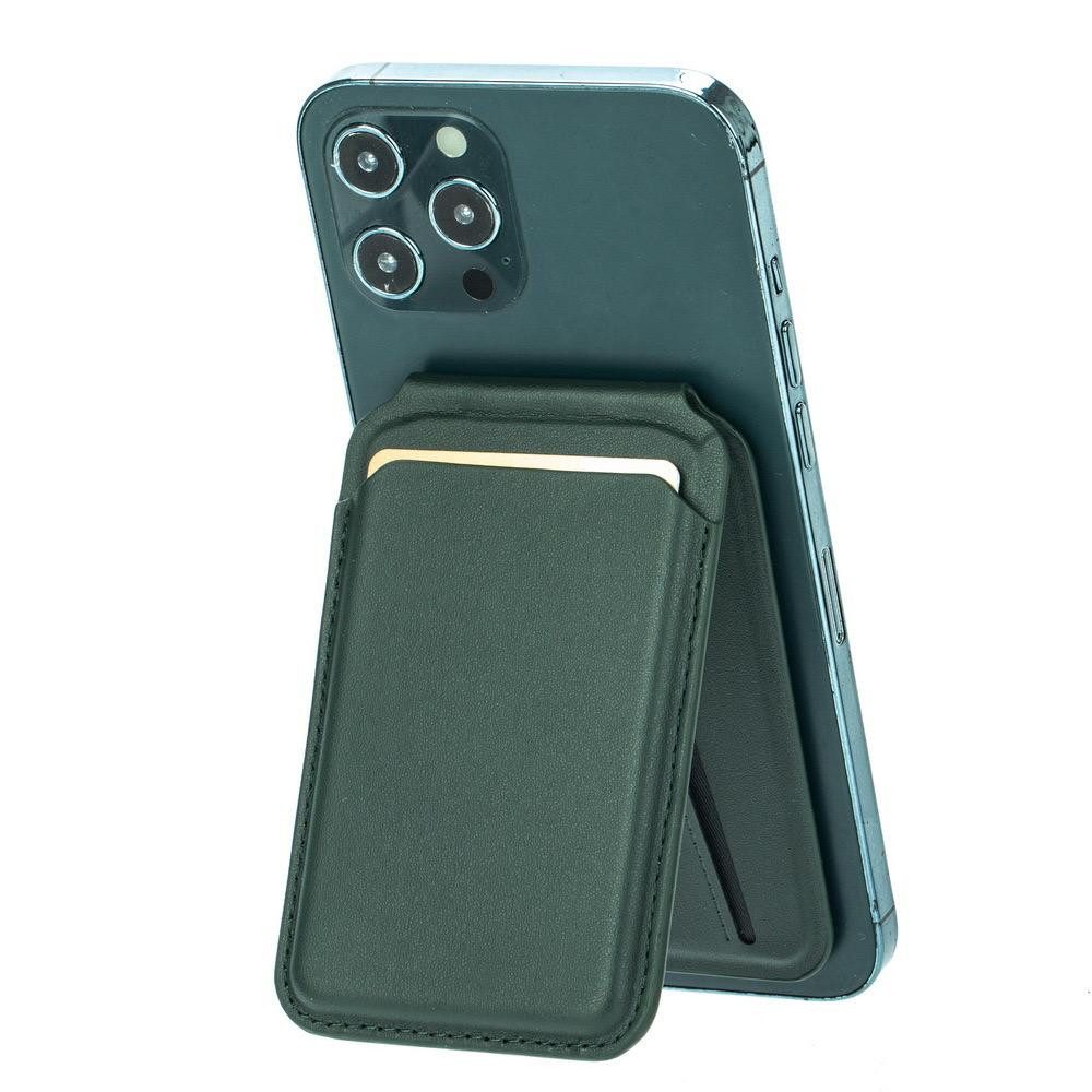 Futurea Smartphone-Hülle MagSafe Wallet mit Handyhalterung Kartenetui Schmaler Kartenhalter, mit Platz bis zu 3 Karten