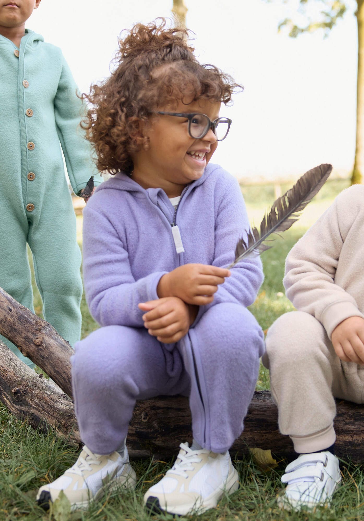 Hessnatur Fleeceoverall aus reiner Bio-Baumwolle (1-tlg) günstig online kaufen
