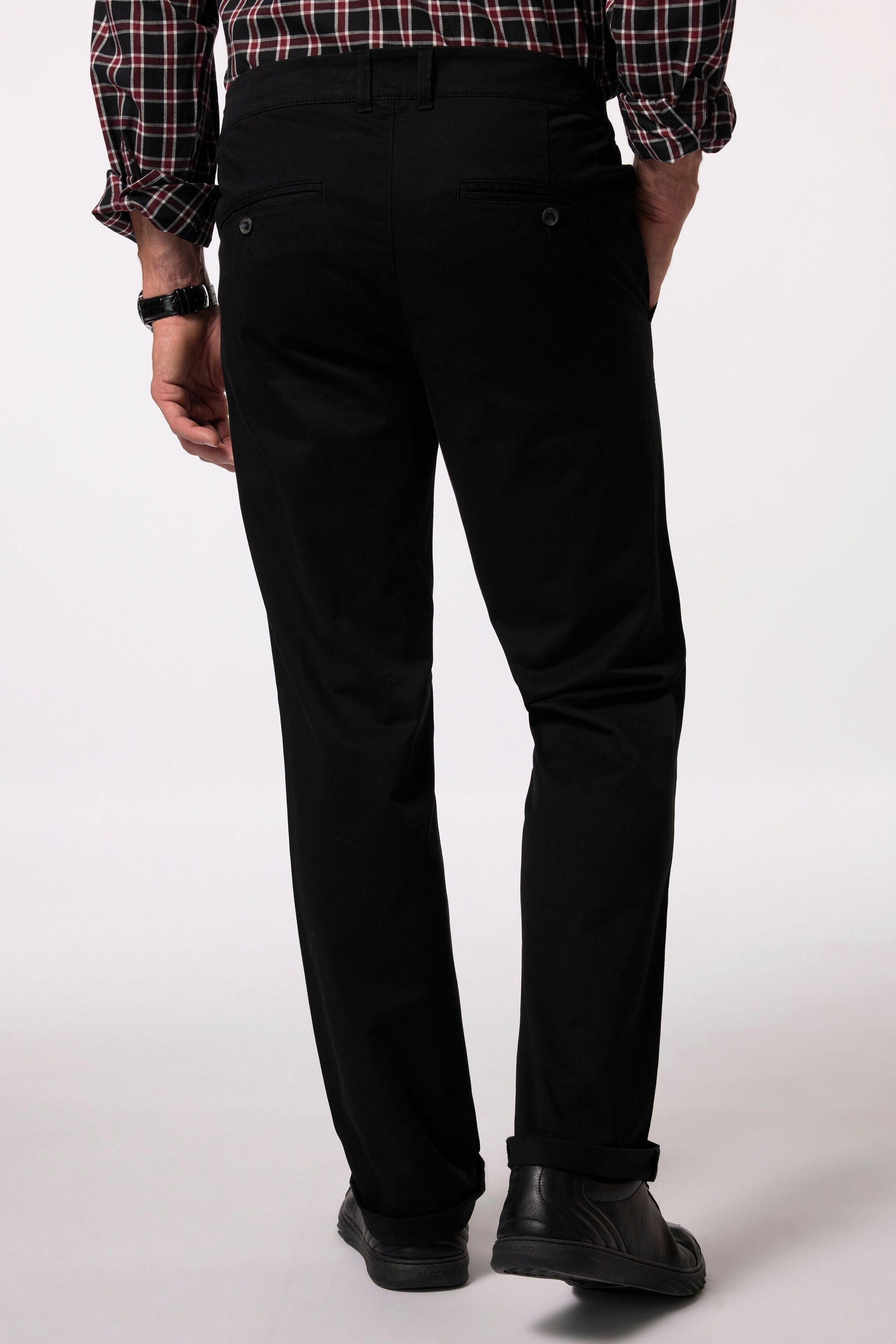 Boston Park 5-Pocket-Jeans Chino Bauchfit Bund seitlich elastisch