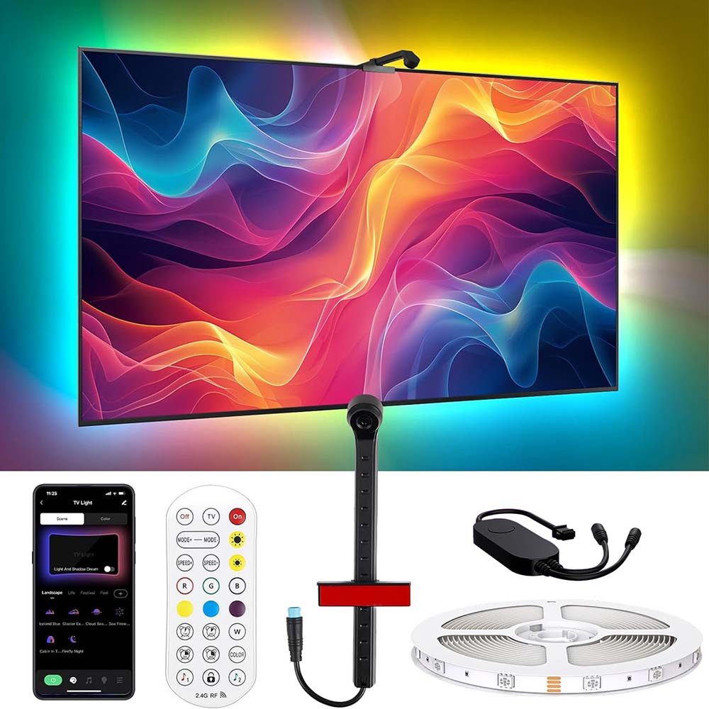 MUPOO LED Stripe TV Hintergrundbeleuchtung RGB günstig online kaufen