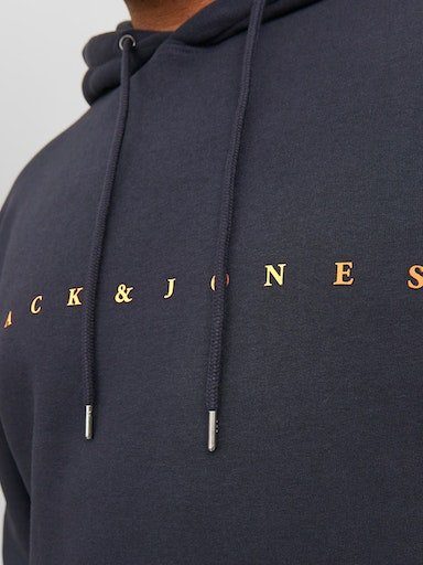 JJESTAR Kapuzensweatshirt PLS Jack HOOD PlusSize SWEAT & Jones JJ NOOS navy dark