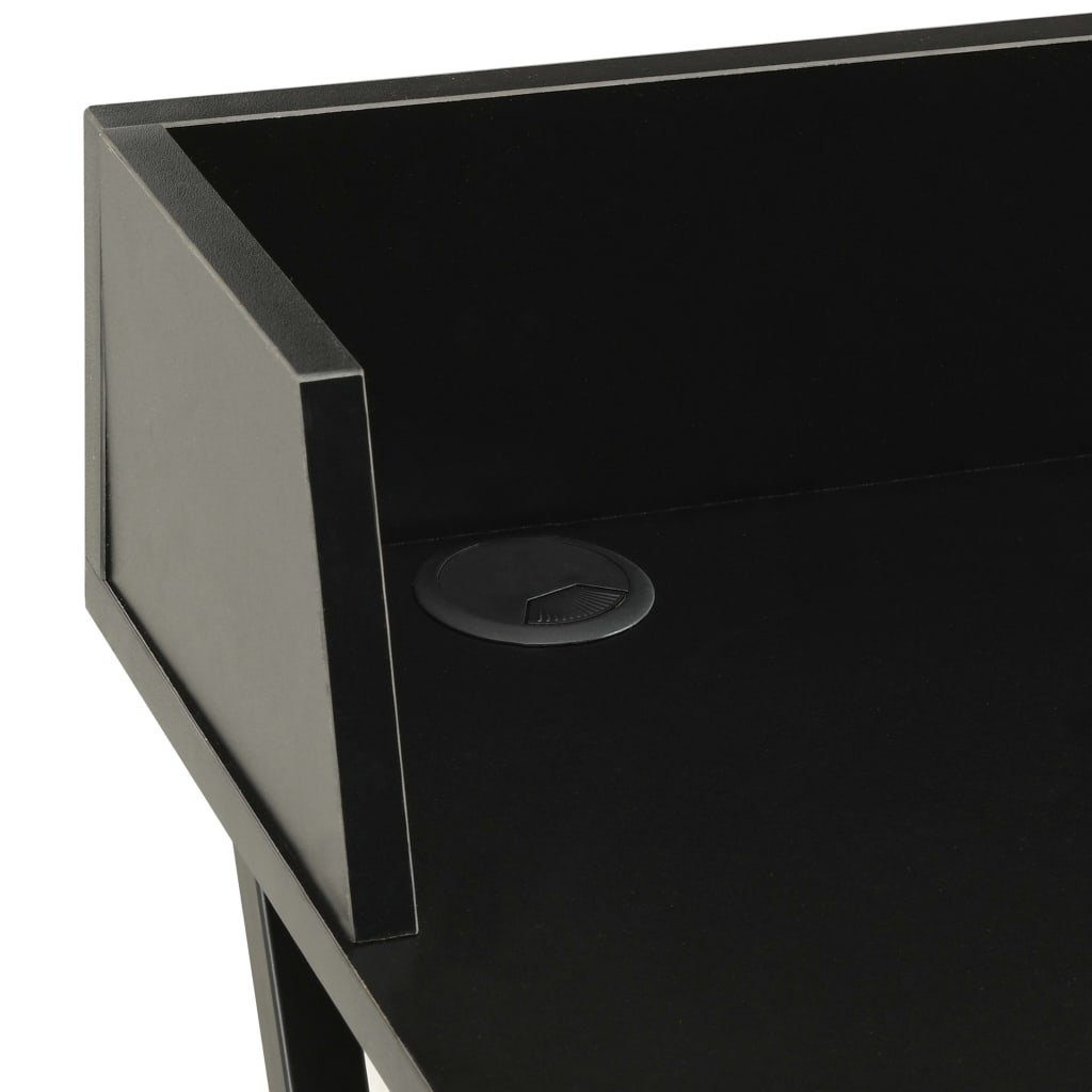 Schwarz furnicato 80x50x84 cm Schreibtisch