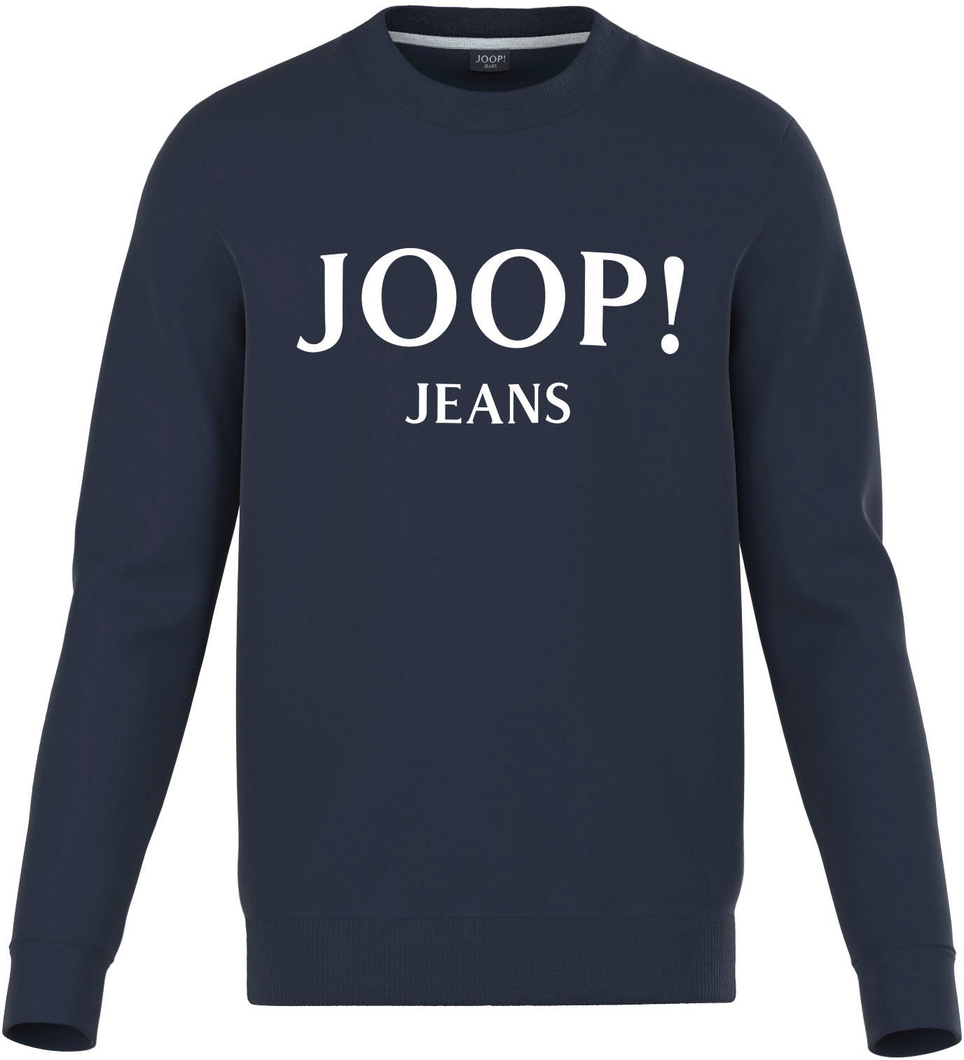 marine Jeans JJJ-25Alfred weiß Sweatshirt Logoprint mit Joop