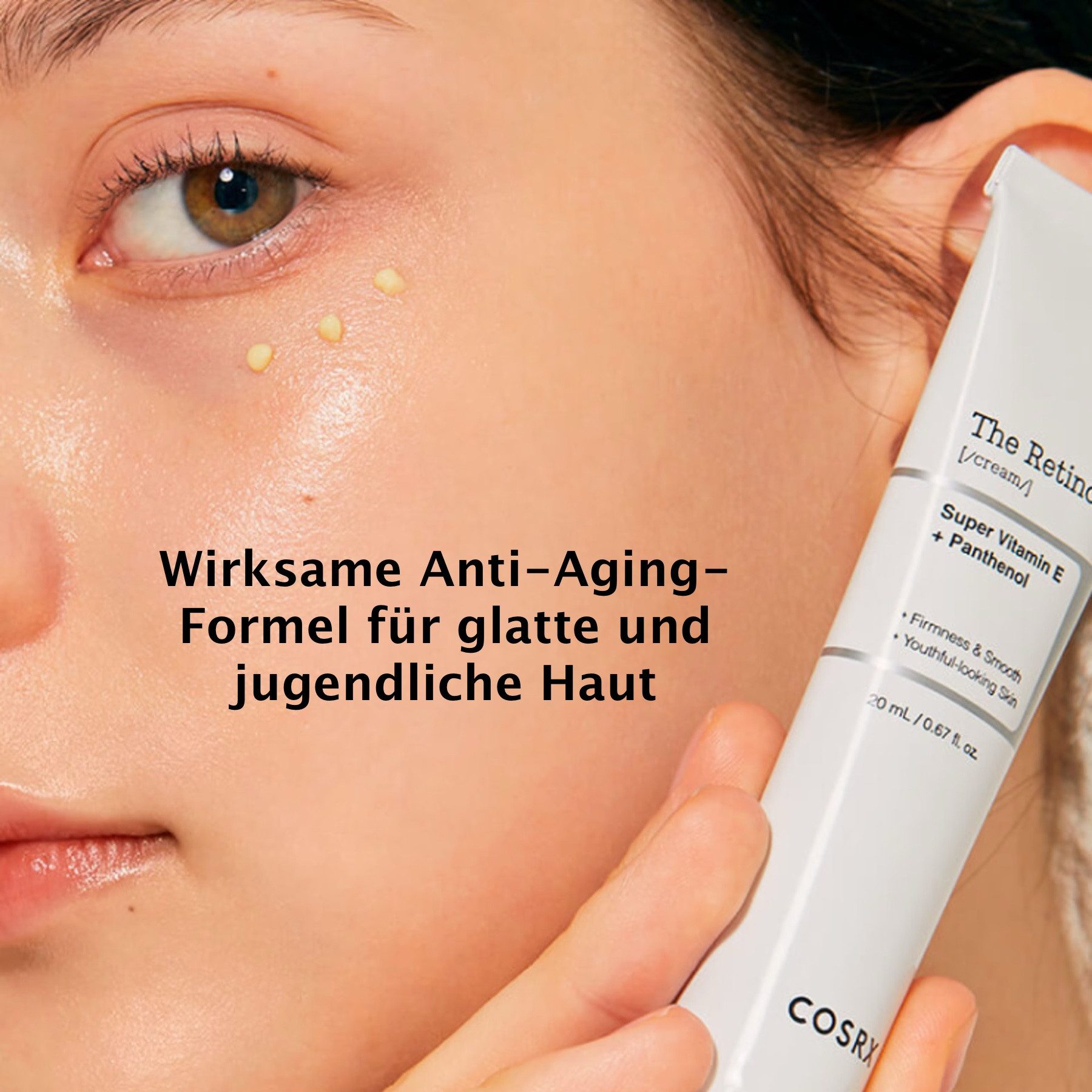 Cosrx Anti-Aging-Creme The Retinol 0.1 Gesichtscreme Anti-Falten Creme mit Hyaluronsäure, 1-tlg., Anti-Aging, Anti-Falten, Retinol, COSRX