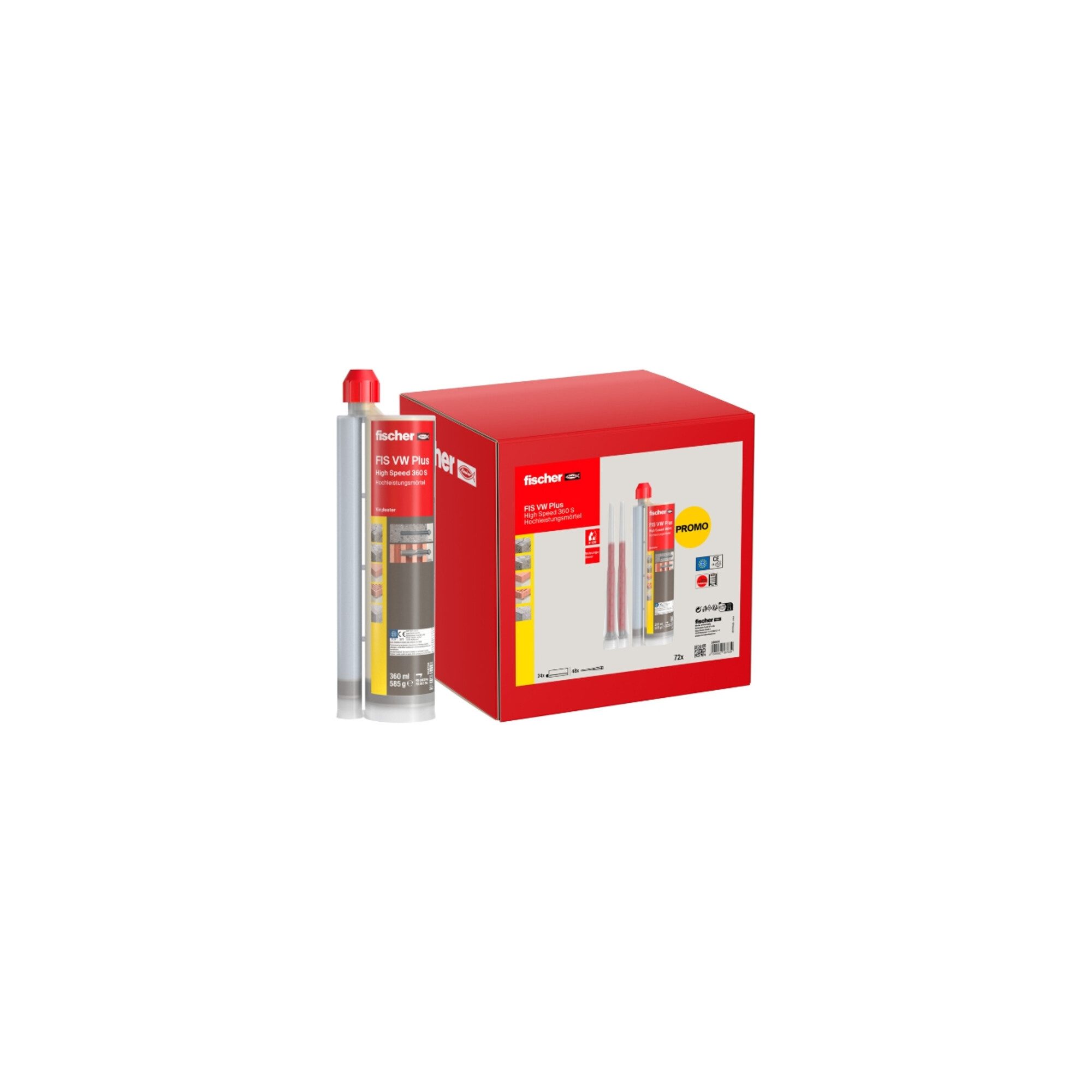 fischer fischer Montagemörtel FIS VW Plus 360ml S UMK (24 Stück im Karton)
