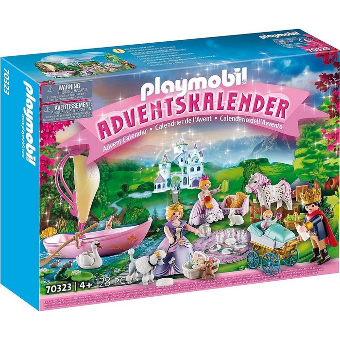 Playmobil® Adventskalender Adventskalender 2022 - 70323 128-teilig Ab 4 Jahren Advent Kalender für Kinder Spielzeugkalender Jungs & Mädchen