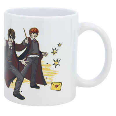 Harry Potter Tasse Harry Potter Hermine Ron Kaffeetasse Teetasse Geschenkidee, Keramik, 330 ml