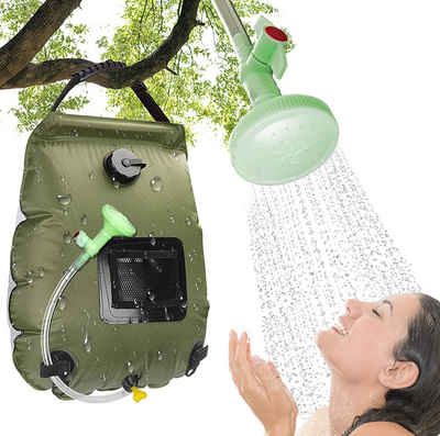Brightake Gartendusche »Solardusche Outdoor, 20L Campingdusche Solar Wassersack Heizung Camping Dusche Tasche mit Duschkopf Gartendusche Pooldusche Warmwasser Shower,Outdoor Camping«