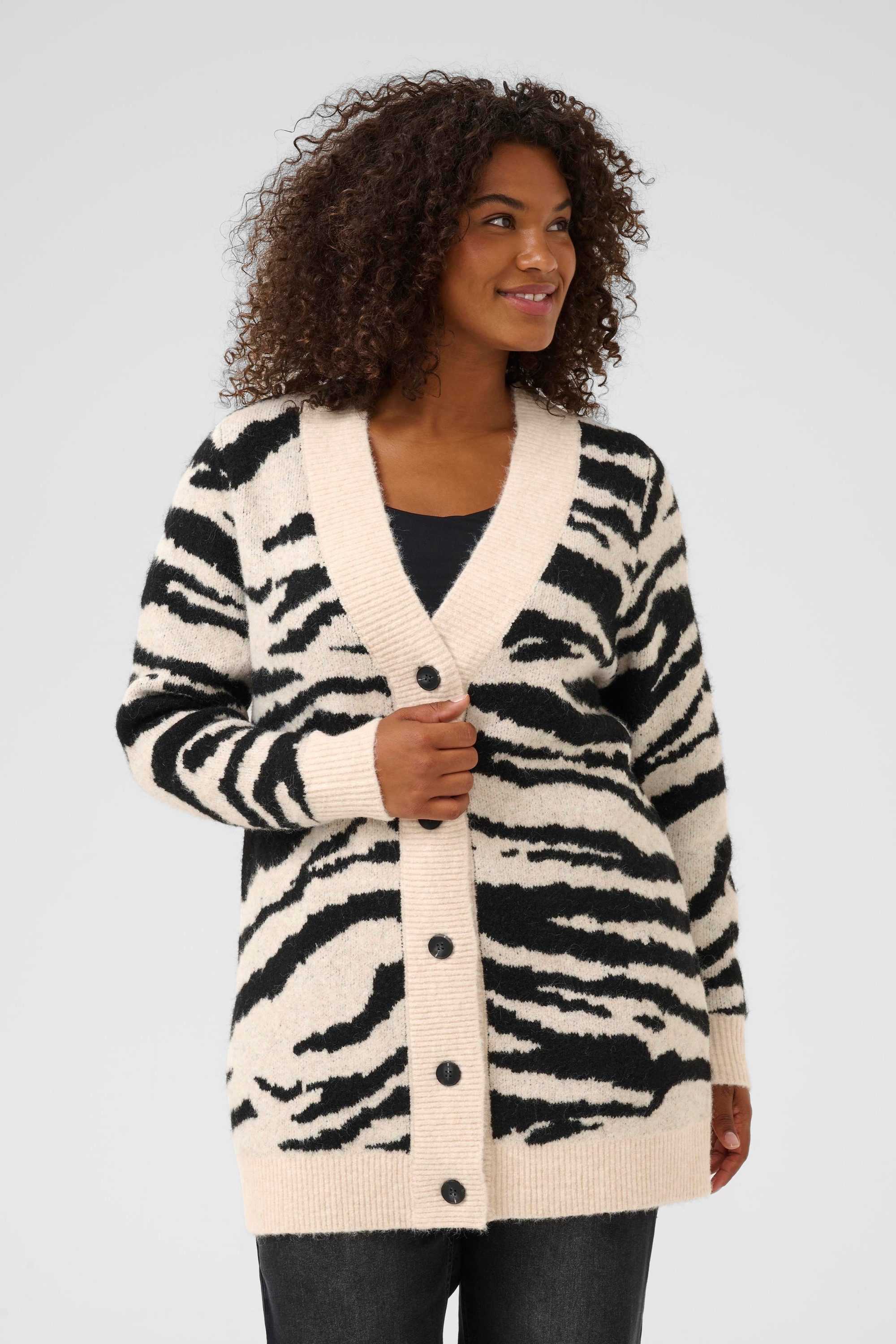 KAFFE Curve Cardigan Strickjacke KCsandia Große Größen