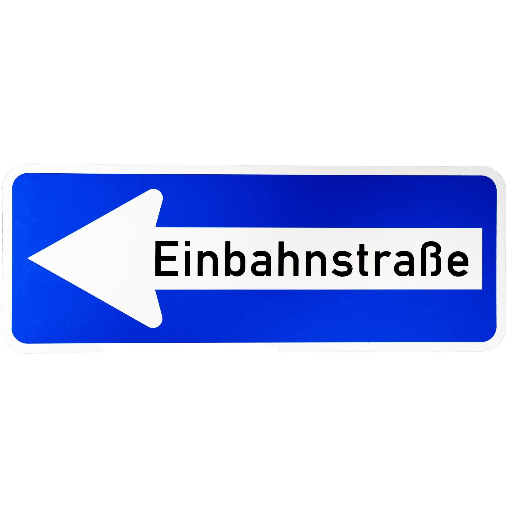 BauSupermarkt24 Verkehrsschild Verkehrszeichen 220-10 " Einbahnstraße links-weisend " 220 Schild RA1