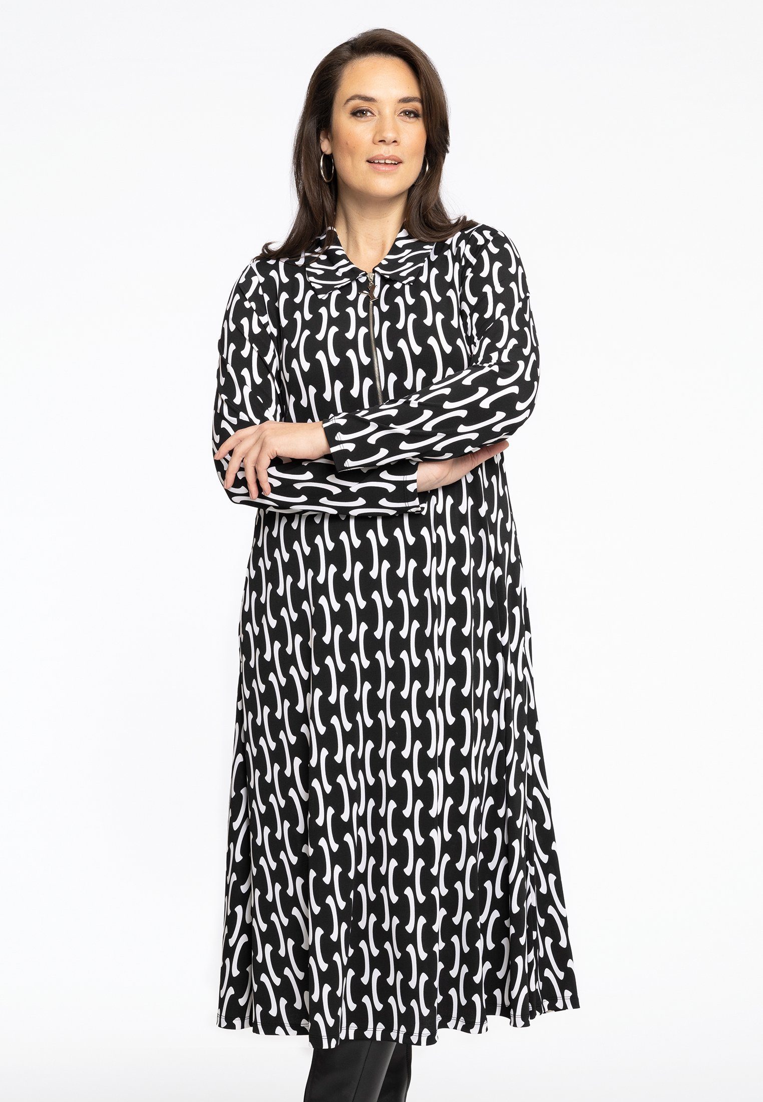 A-Linien-Kleid Damen Kleid Große Größen