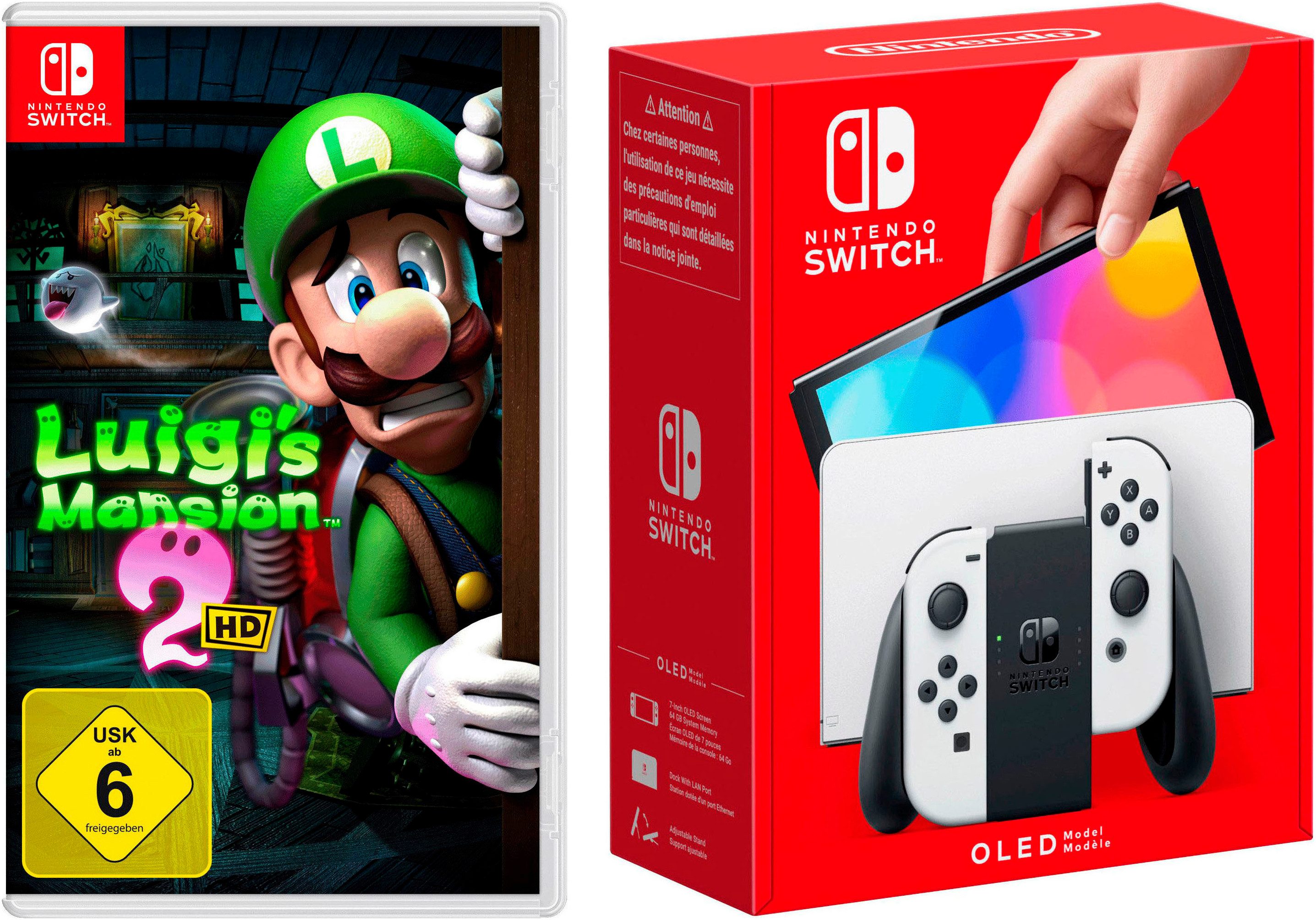 Nintendo Switch OLED + Luigi's Mansion 2 HD