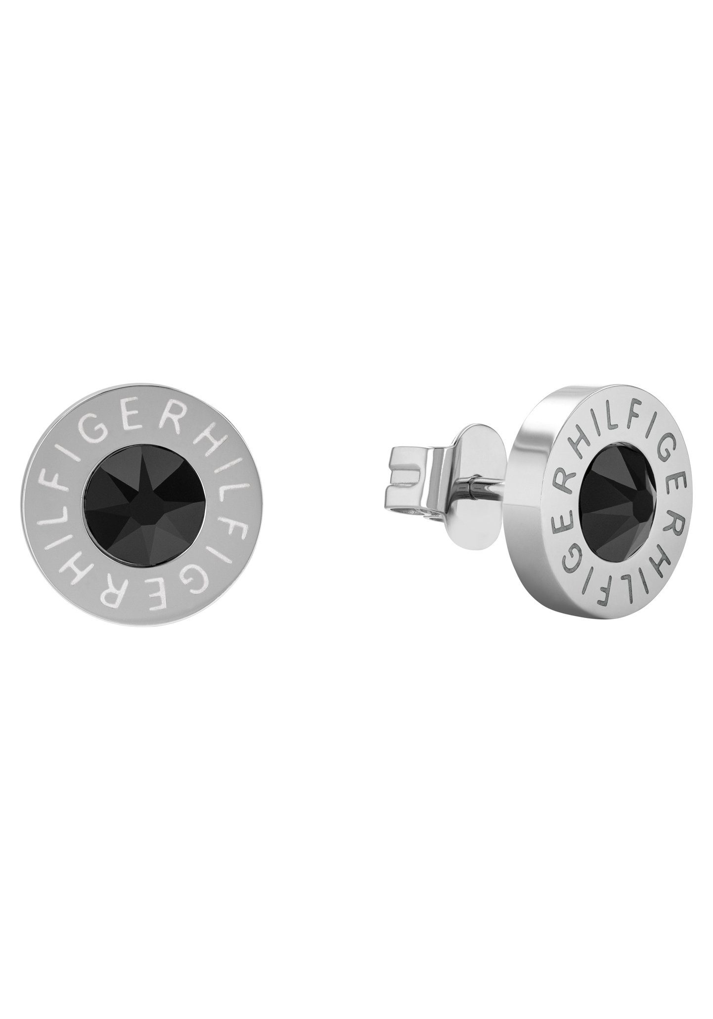 Tommy Hilfiger Paar Ohrstecker Schmuck Edelstahl Ohrschmuck Ohrringe MENS EARRINGS, mit Glasstein