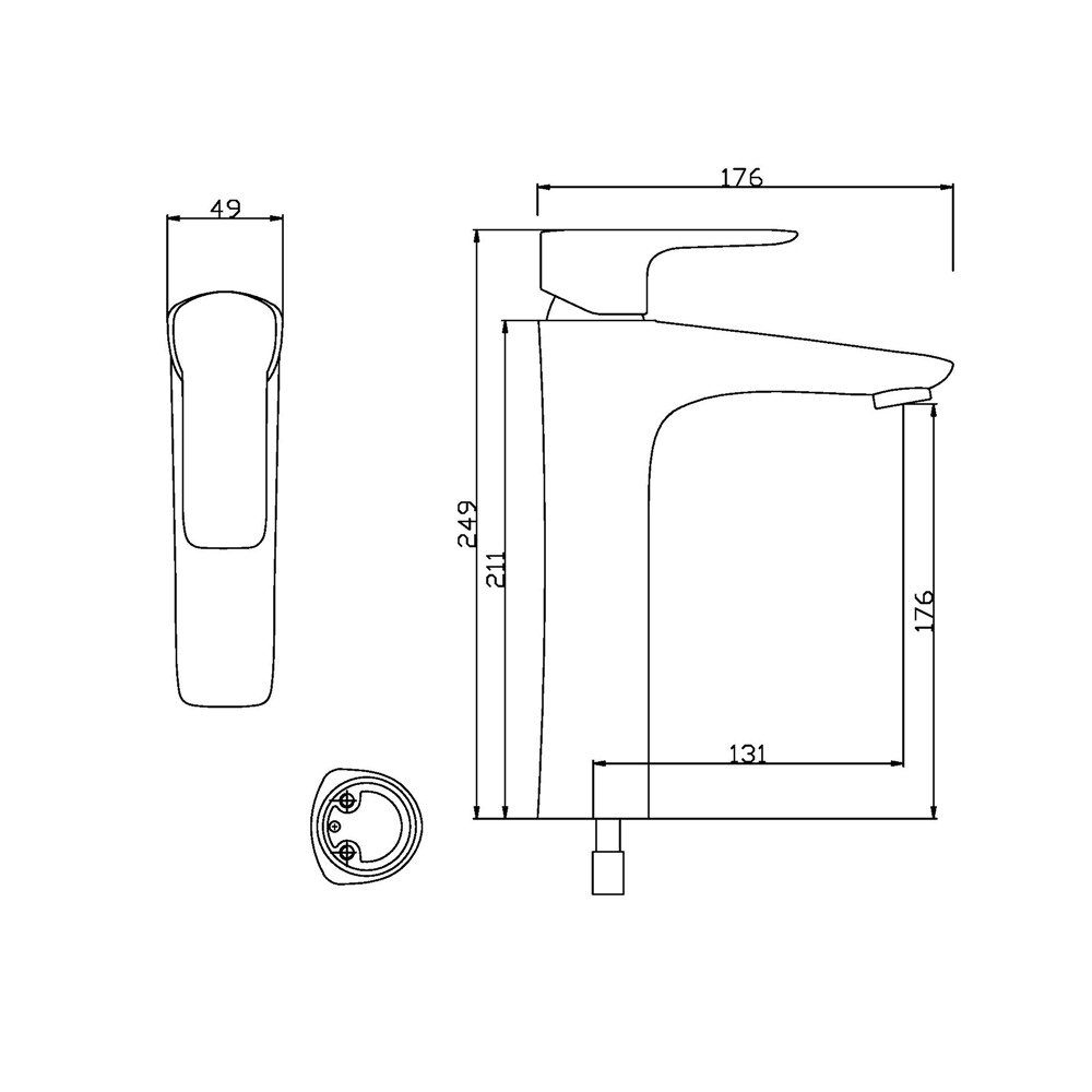 Aloni Waschtischarmatur ZS80703A (einzel, 1-St., Einzel) günstig online kaufen