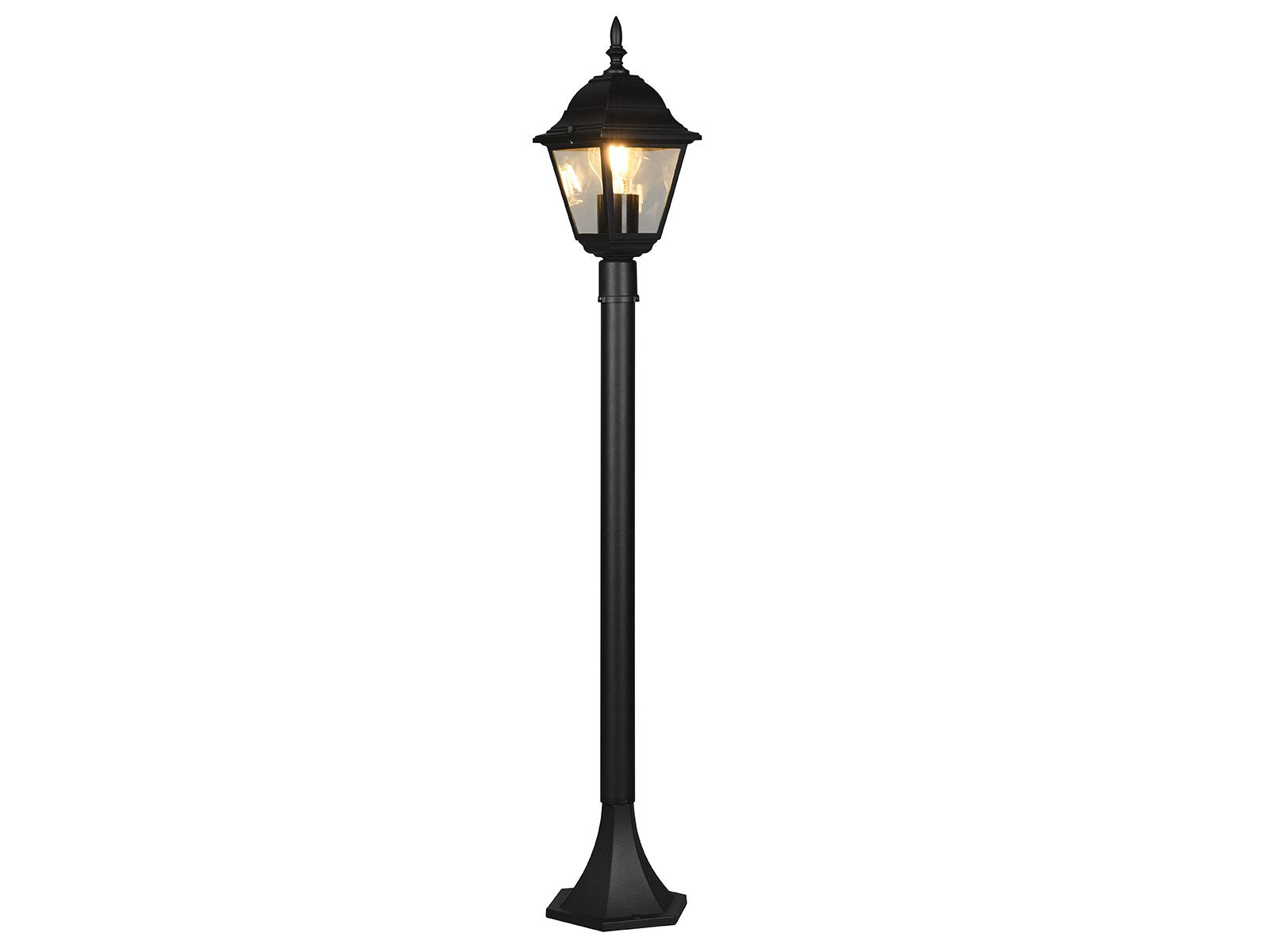 TRIO Leuchten LED Pollerleuchte im Landhausstil mit E27 LED, Höhe 100cm, LED wechselbar, Warmweiß, Gartenlaterne zur Garten-Wegbeleuchtung, Außen-lampe Außenbereich