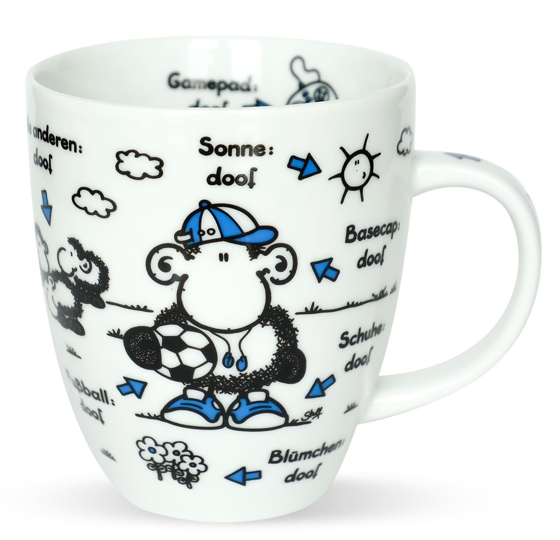 Sheepworld Tasse Sheepworld - Tasse "Ohne ... ist alles doof" 0,5l ODIAD Geschenk