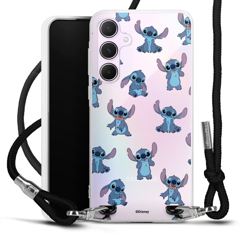DeinDesign Handyhülle Lilo & Stitch Offizielles Lizenzprodukt Disney, Samsung Galaxy A55 5G Handykette Hülle mit Band Case zum Umhängen