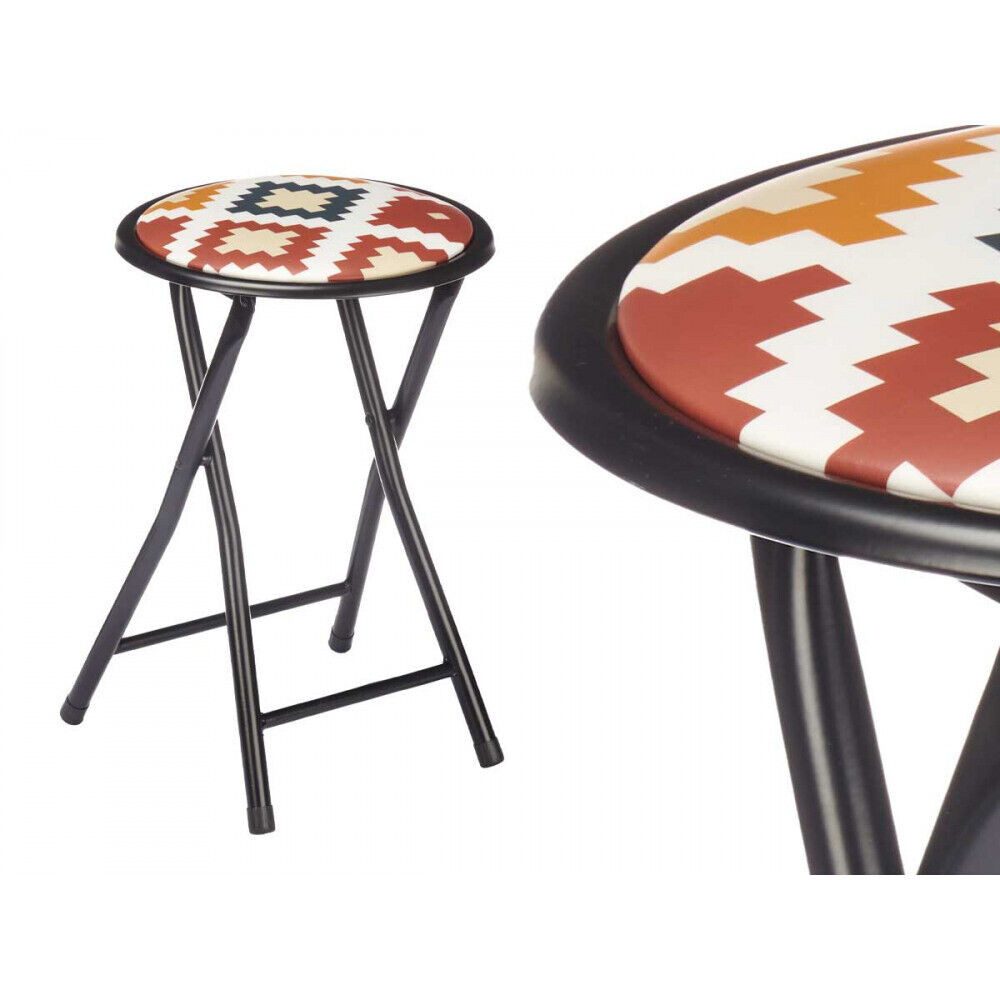 Klappstuhl Klapphocker Klappstuhl Sitzhocker Hocker Stuhl klappbar rund Farbe Bra
