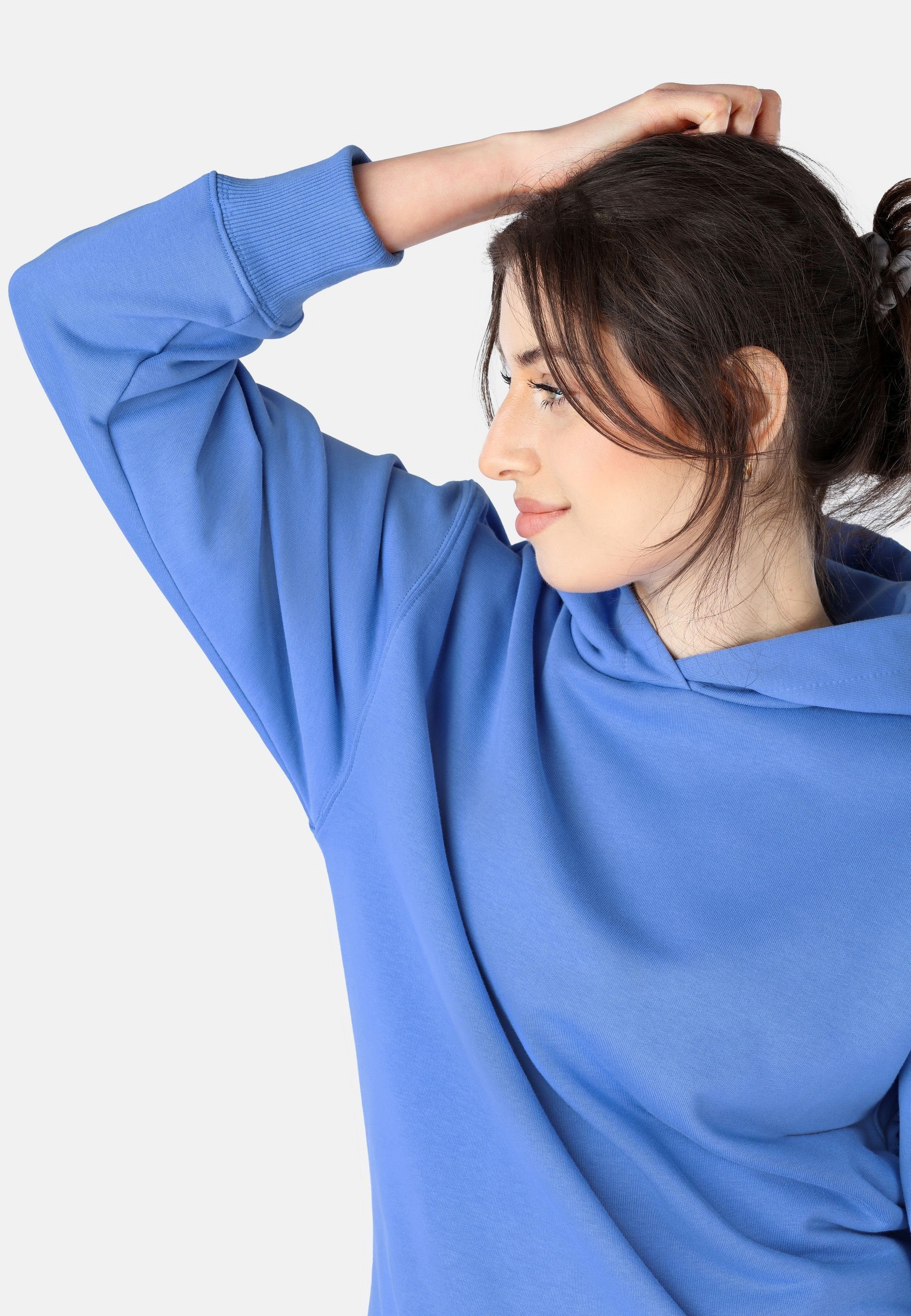 Bellivalini Kapuzensweatshirt Kapuzenpullover lang Damen Hoodie Sportanzug Oberteil Pullover BLV210