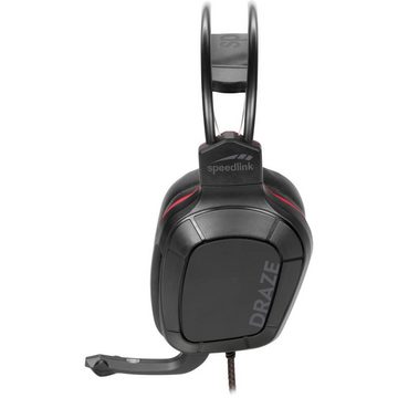 Speedlink Gaming Headset - for PC/PS5/PS4/Xbox Kopfhörer (Fernbedienung, Lautstärkeregelung, Mikrofon-Stummschaltung)