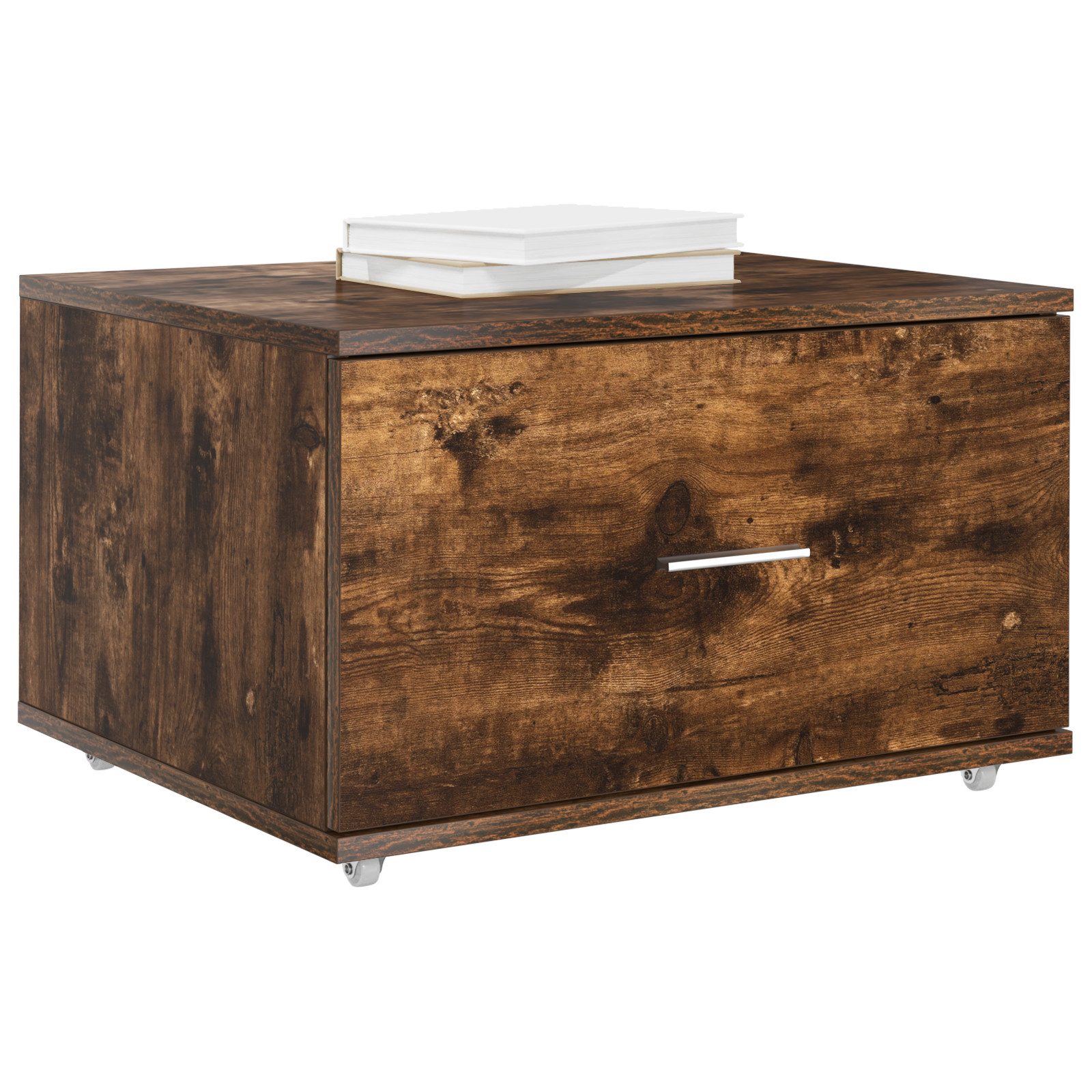 vidaXL Fächerschrank Schubladenschrank Geräucherte Eiche MDF günstig online kaufen