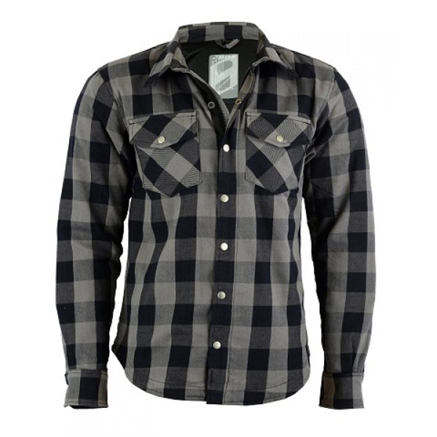 BOS Motorradjacke Lumber Jacket - grau - 4XL