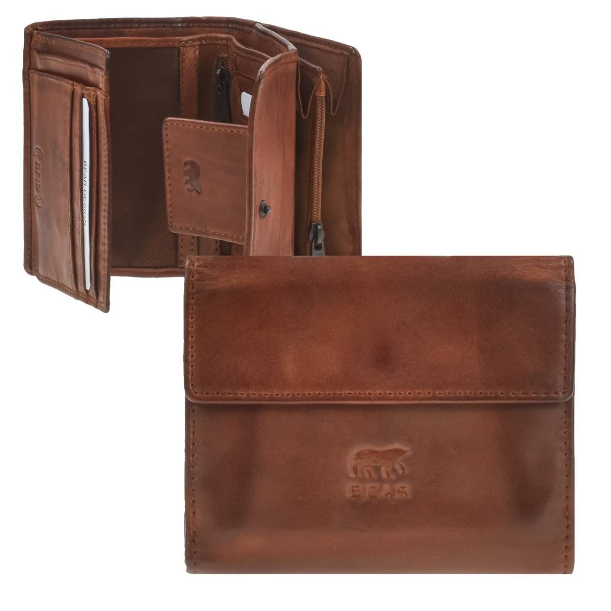 Bear Design Geldbörse "Jill" Portemonnaie Damen günstig online kaufen
