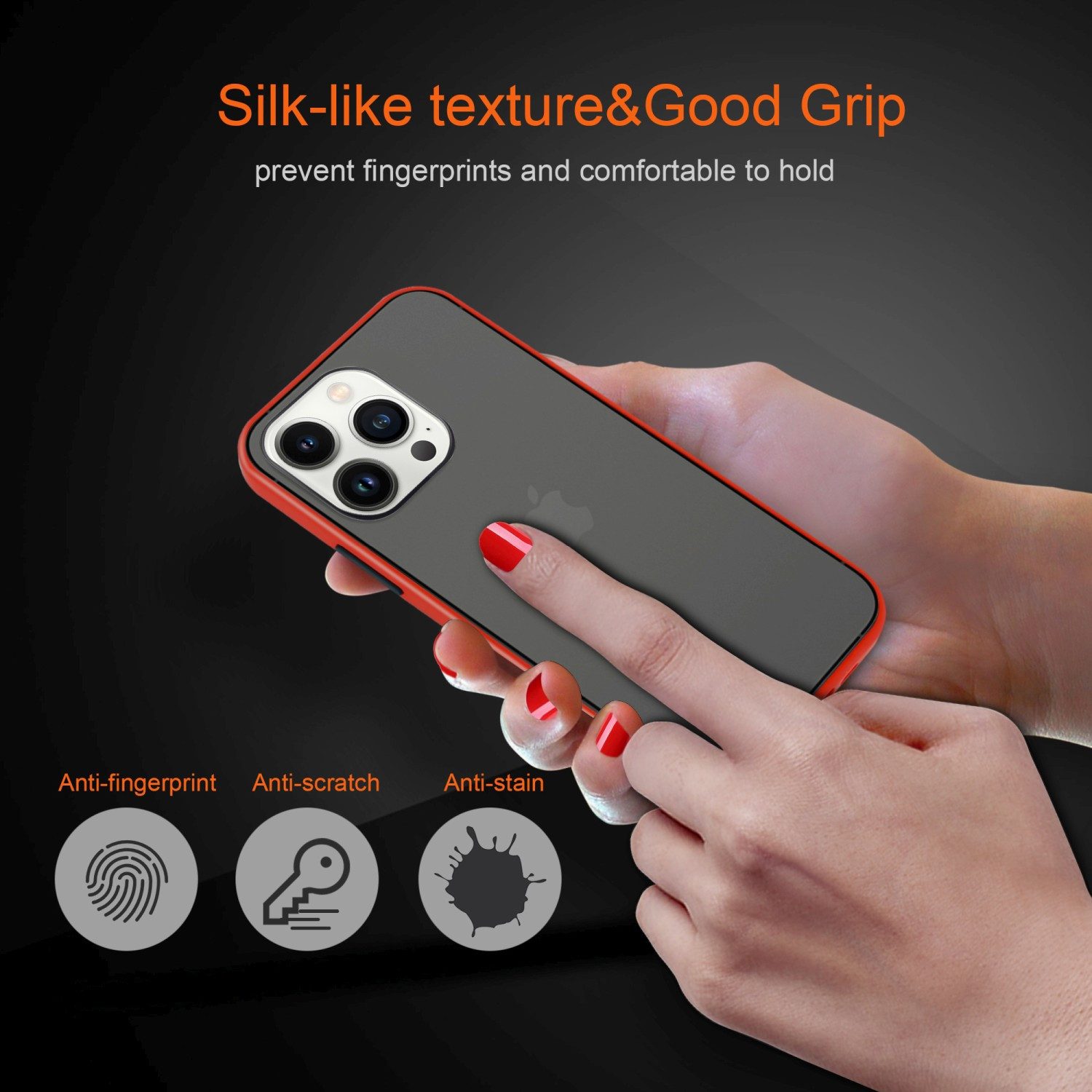 Cadorabo Handyhülle für iPhone 14 PRO Hülle Apple iPhone 14 PRO, Handy Schutzhülle - Hülle - Ultra Slim Hard Cover Case - Bumper