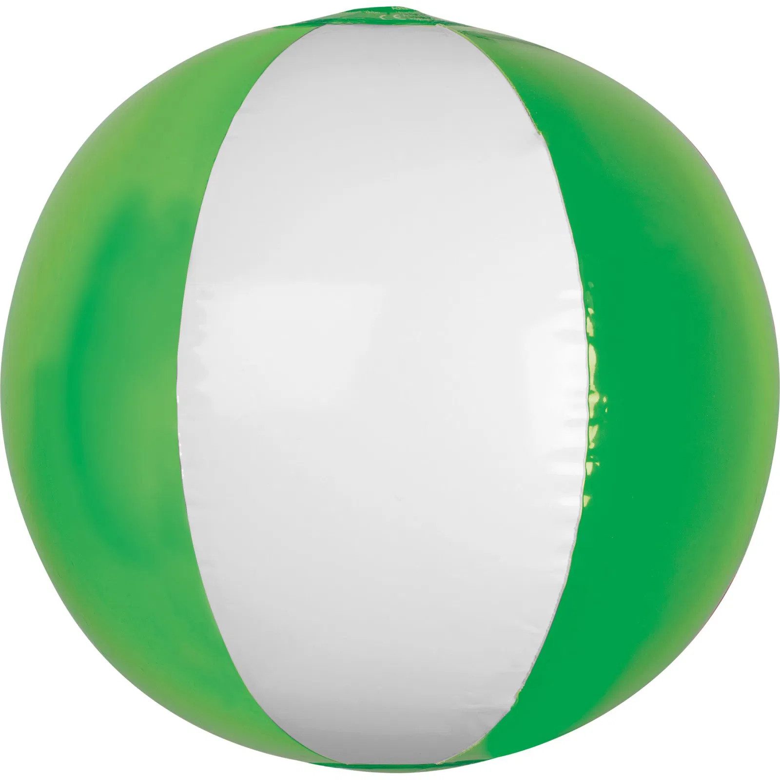 Easy Gifts Wasserball Strandball / Wasserball / Farbe: weiß-transparent grün
