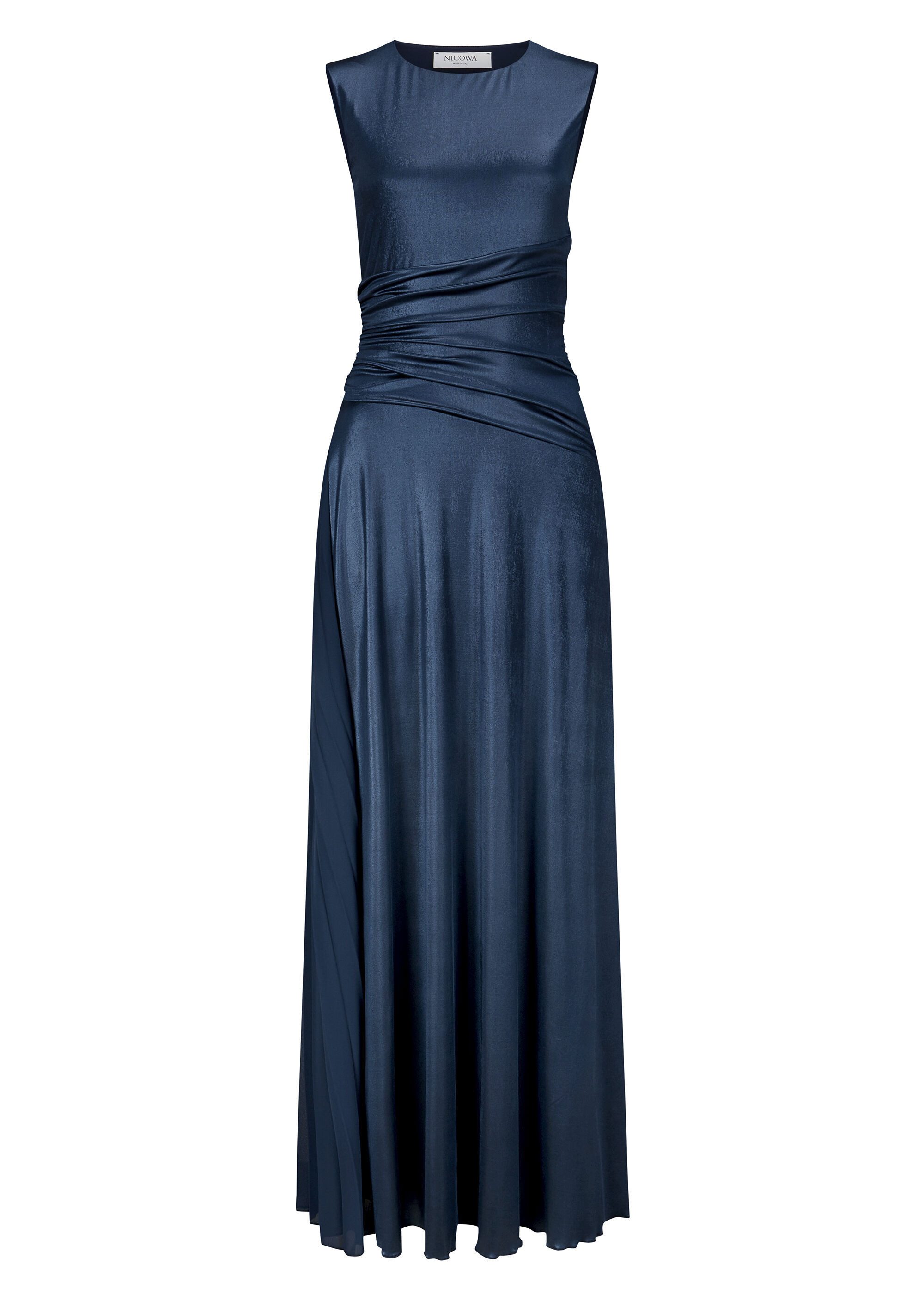 Nicowa Abendkleid POLIWIA (1-tlg) aus Metallic-Jersey günstig online kaufen