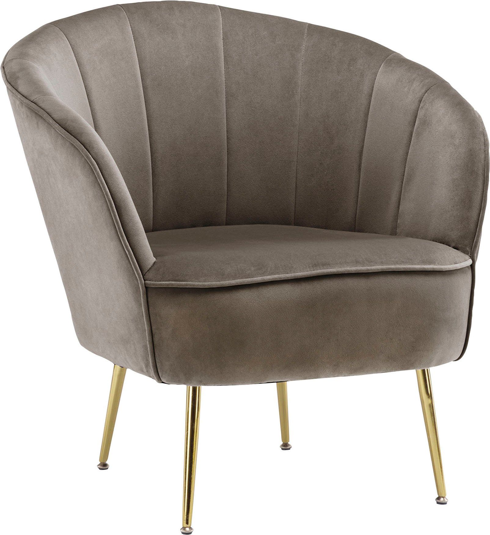 Kayoom Sessel Poola 100, gemütlicher Cocktail-Sessel, edler Samtbezug (1-St), samtweich, gesteppt, gemütlich, tiefe Sitzhöhe von 79cm