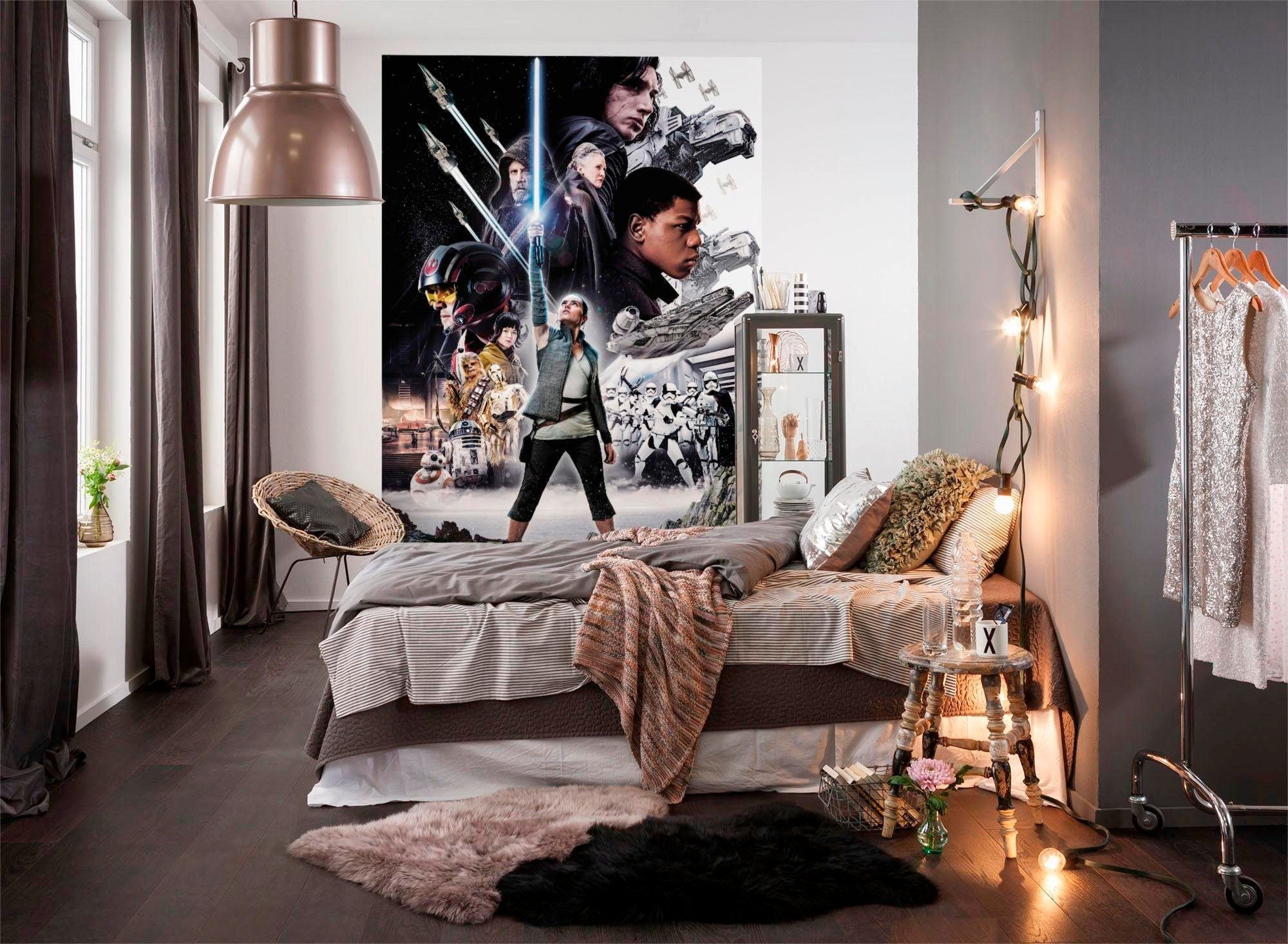Komar Fototapete STAR WARS Balance - Größe 184 x 254 cm, glatt, bedruckt, Kinderzimmer