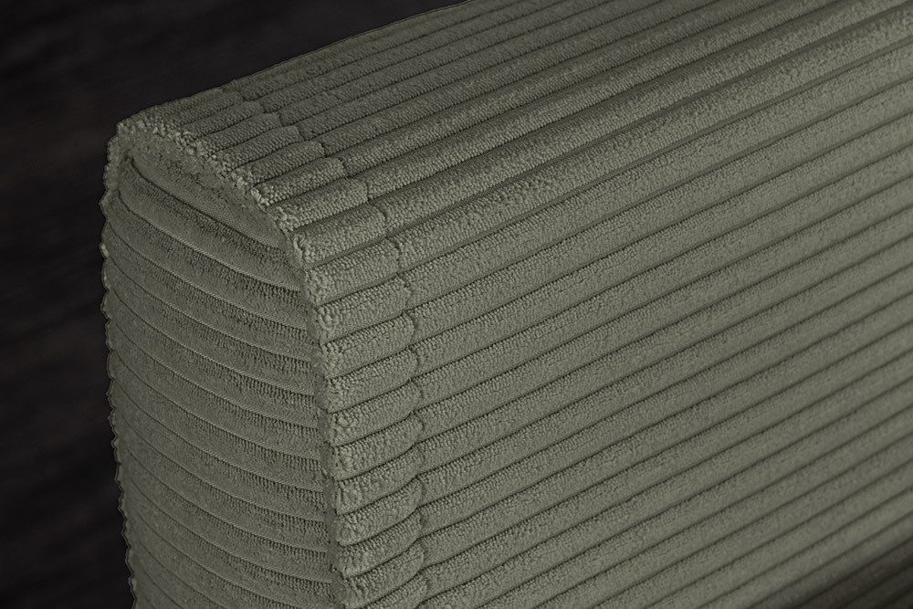 riess-ambiente Relaxsessel SMART MULTIFUNCTION 100cm grün - Cord Stoff, Bettfunktion, mit Kissen (Einzelartikel, 1-St), ausziehbare Schlafgelegenheit - ideal fü – Bild 5 von 5