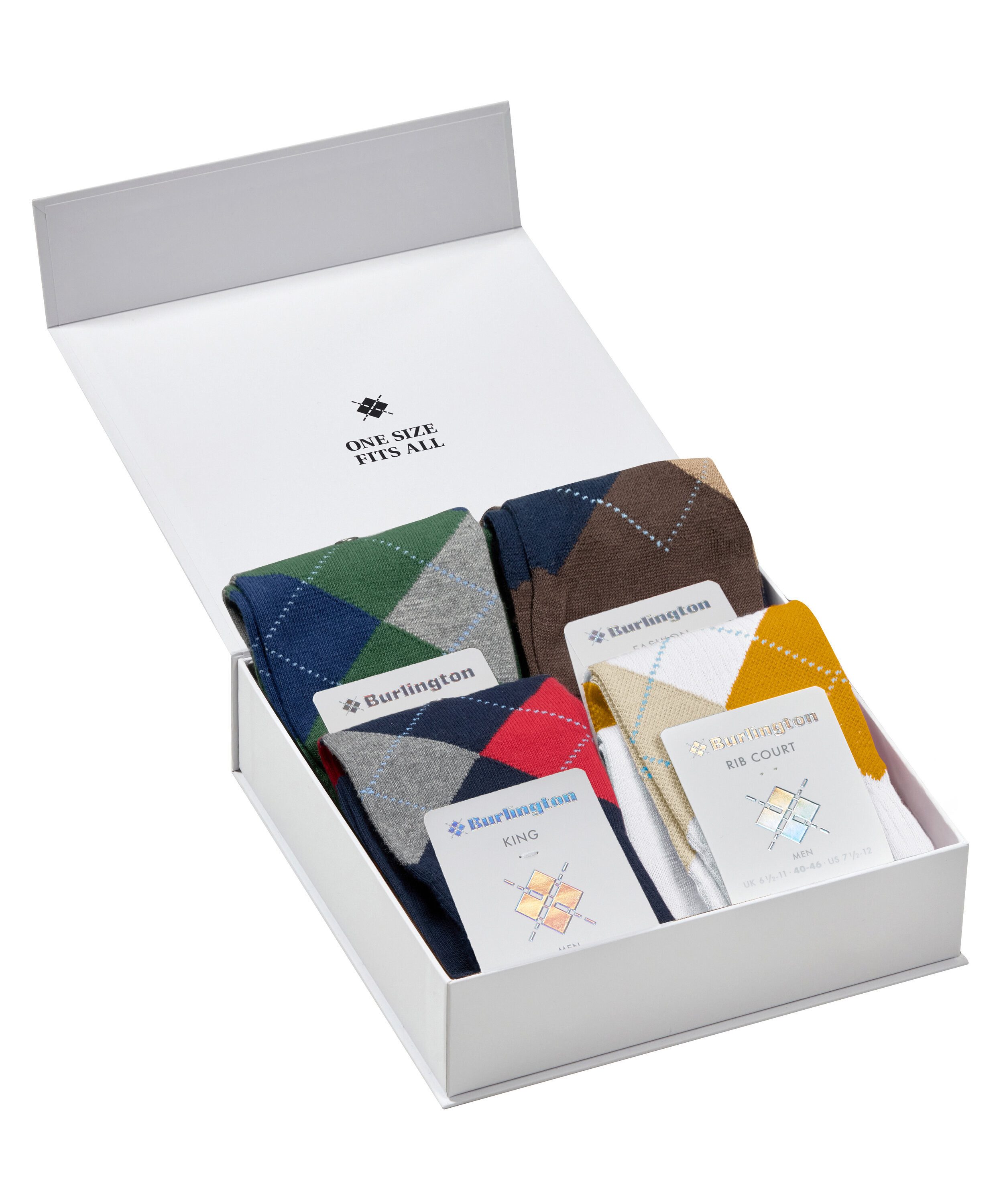 Burlington Socken Burlington Ben´s Burlis Herren (4-Paar)