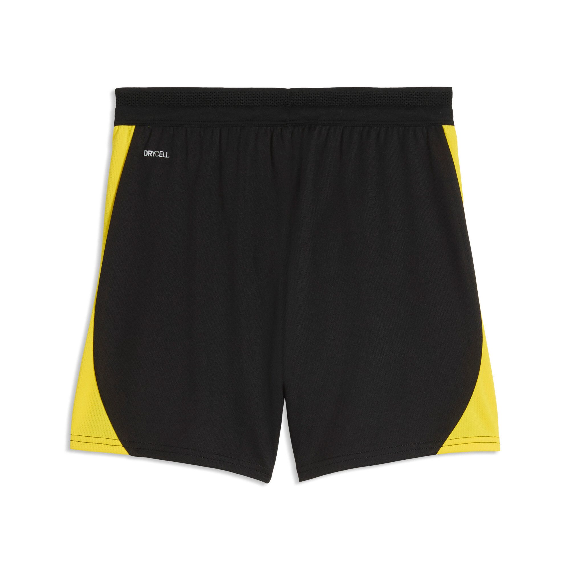 PUMA Trainingsshorts BVB TRAINING SHORTS WPOCKETS JR Regular Fit, sportlicher Stil, aus Polyester, mit Taschen