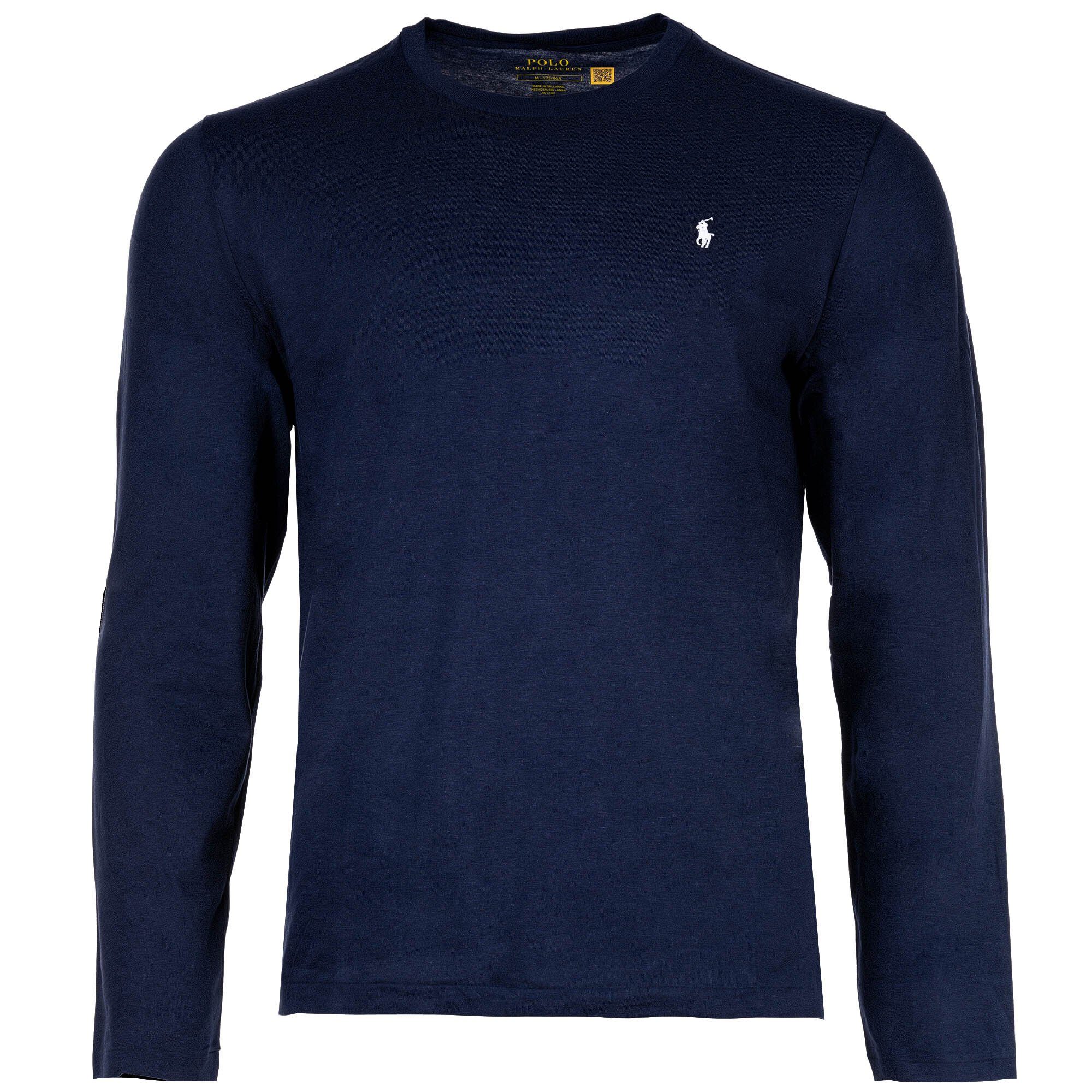 Polo Ralph Lauren T-Shirt Herren Langarmshirt - LS CREW-SLEEP TOP Marineblau