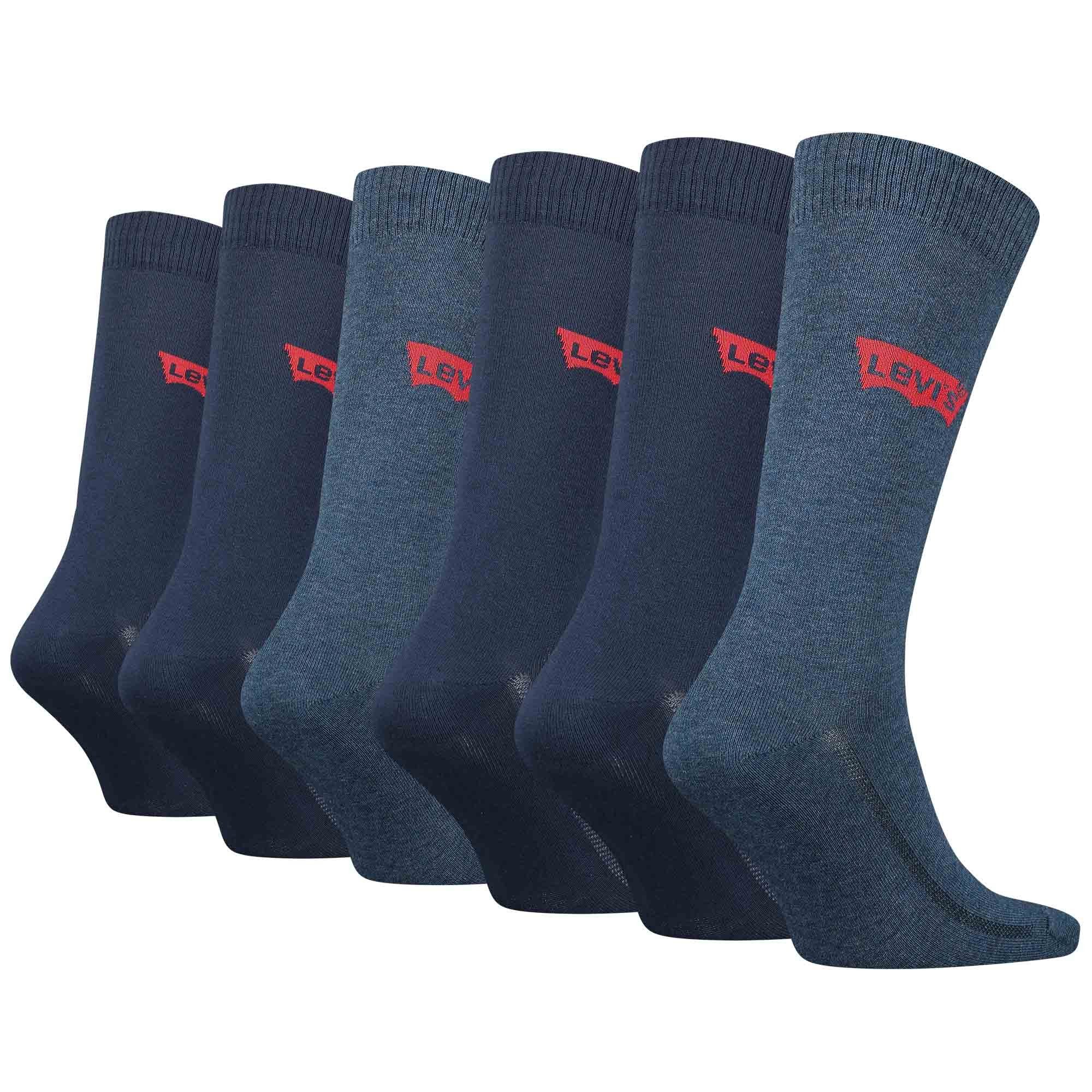 Levi's® Kurzsocken Herren Socken 6er Pack Baumwolle (Packung, 6er Pack) günstig online kaufen