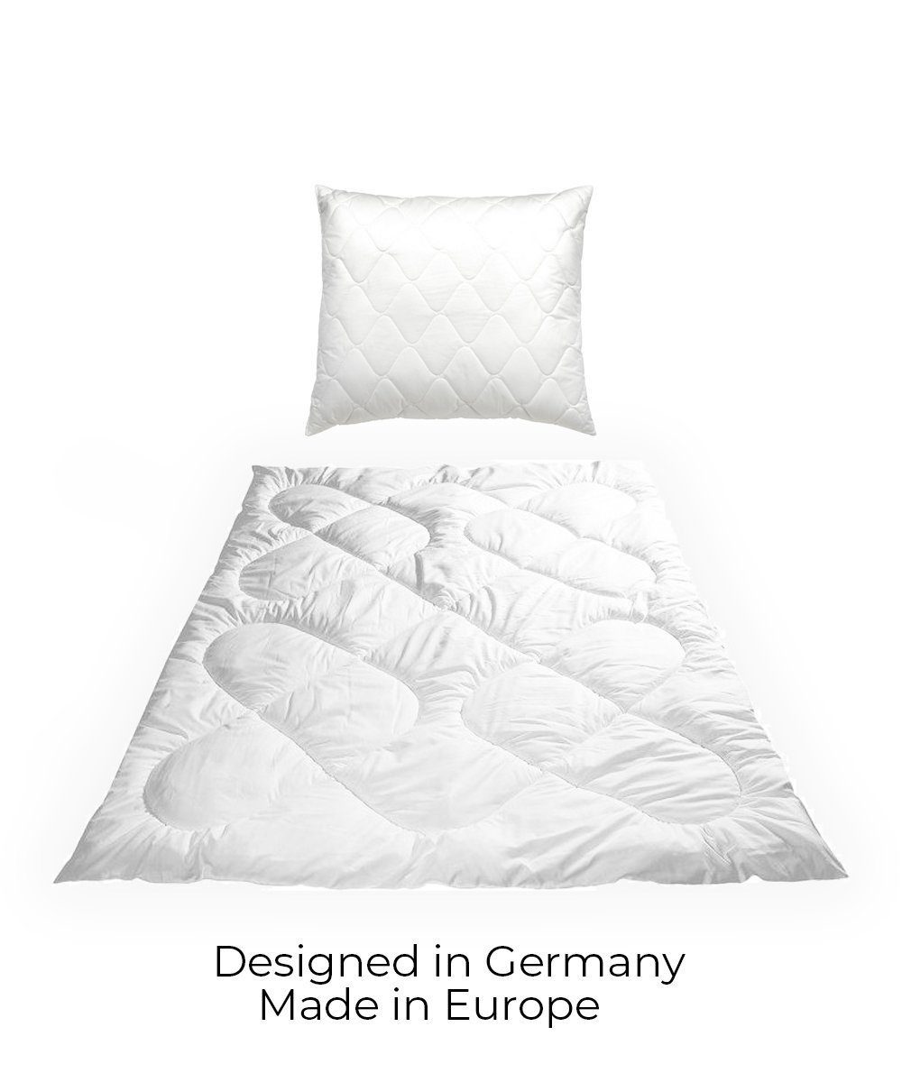 Welt der Träume Bettdecke + Kopfkissen Mikrofaser Bettdeckenset Set Bettdec günstig online kaufen