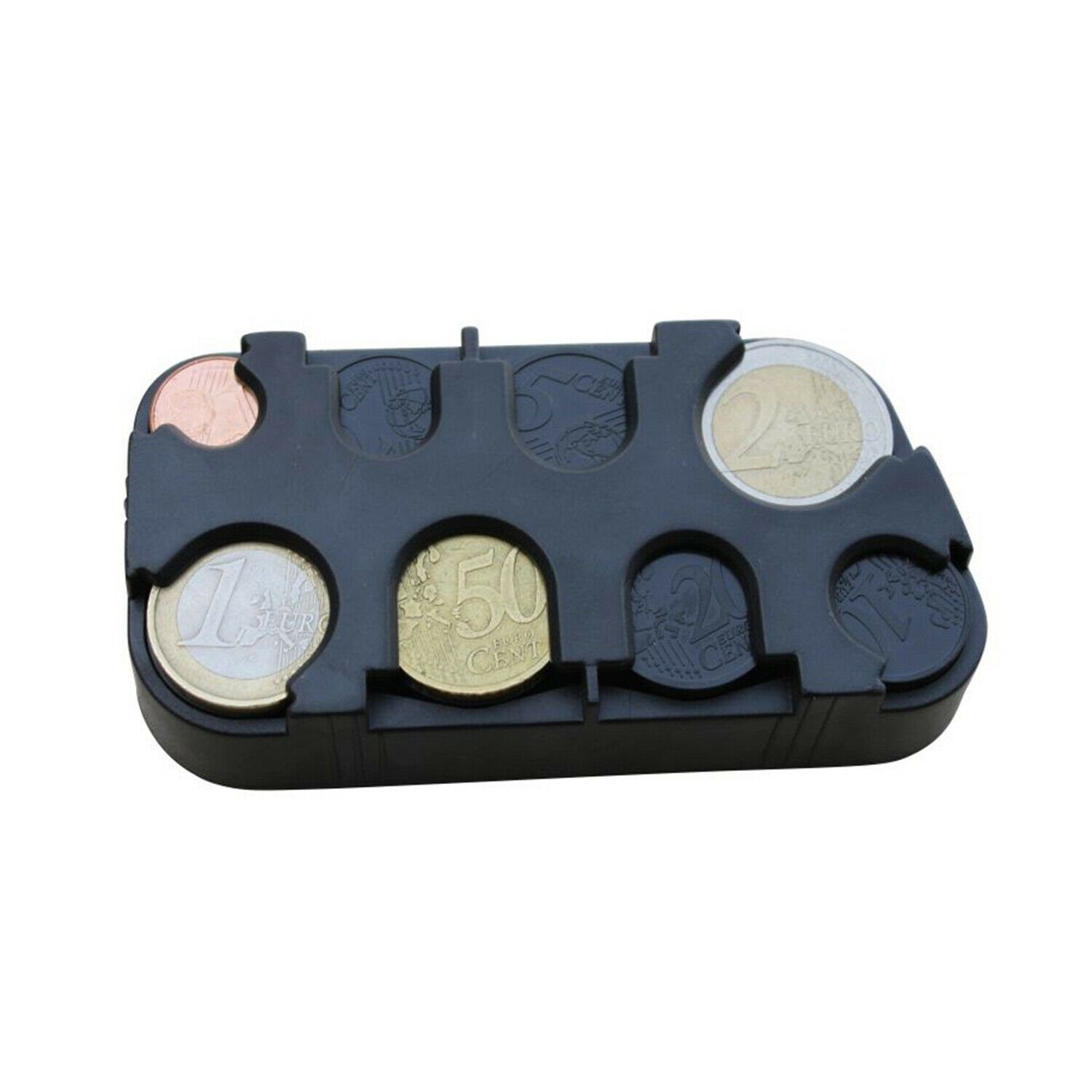 BENSON Geldkassette Münzsammler Münzhalter Münzsortierer Münzspender (1 St), Münzbox, Kleingeldsammler