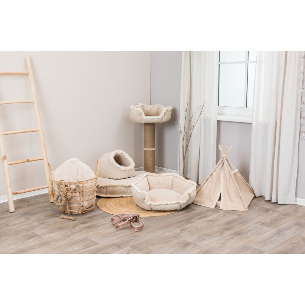 TRIXIE Tierhöhle Tipi Boho - beige - 55 × 65 × 55 cm