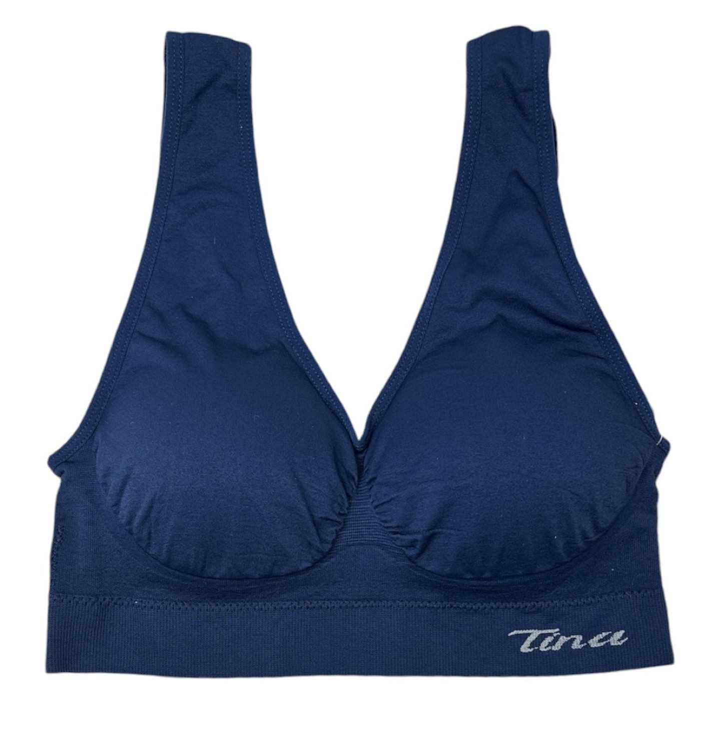 Dekker Bustier "Princess Dessous " Seamless Bustier/BH super Passform gefütterte Cup (Packung, 2 Stück) Logogschriftzug "Tina"