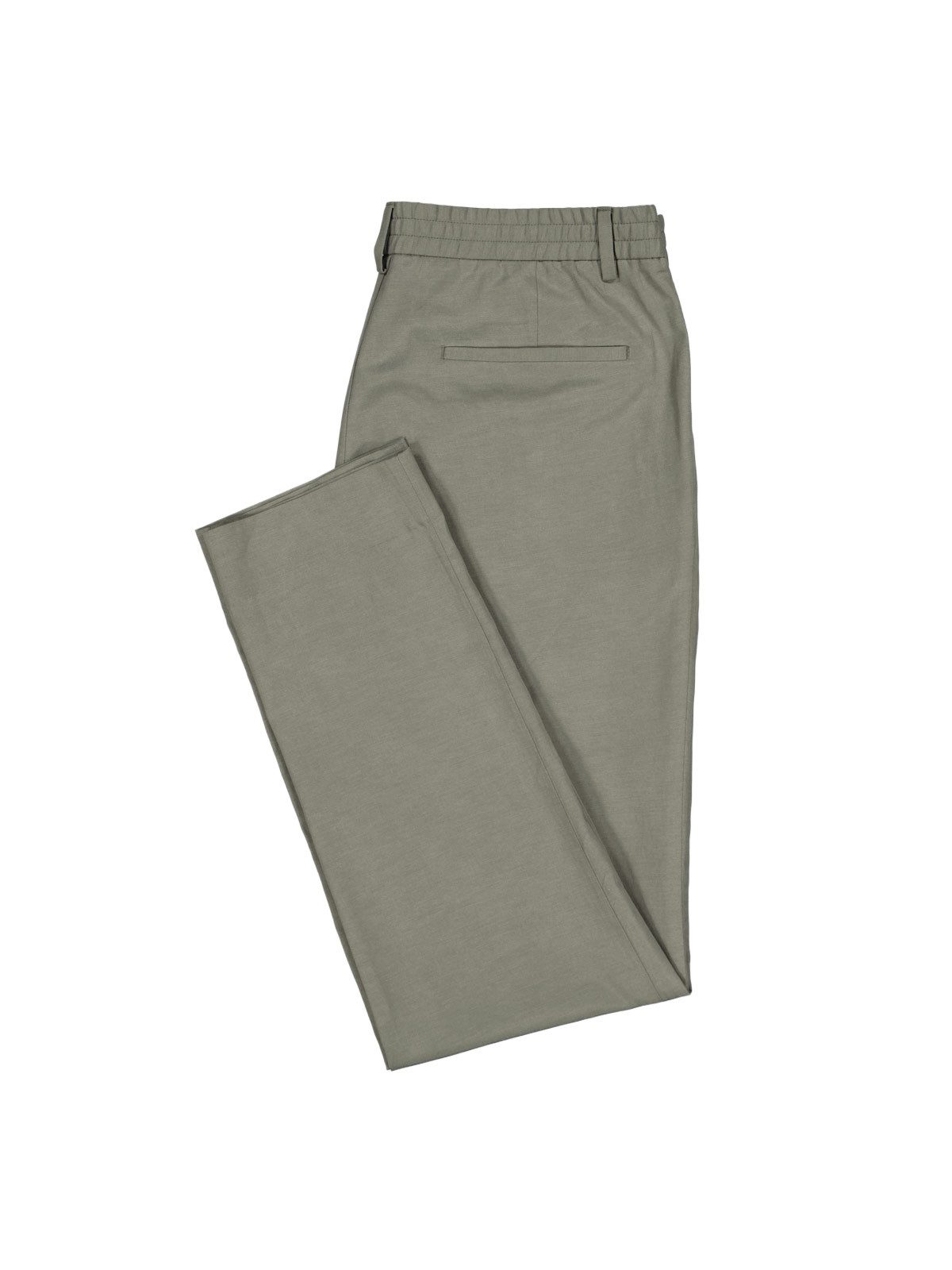 Anzughose Herren Anzug-Hose aus Leinenmischqualität, Khaki