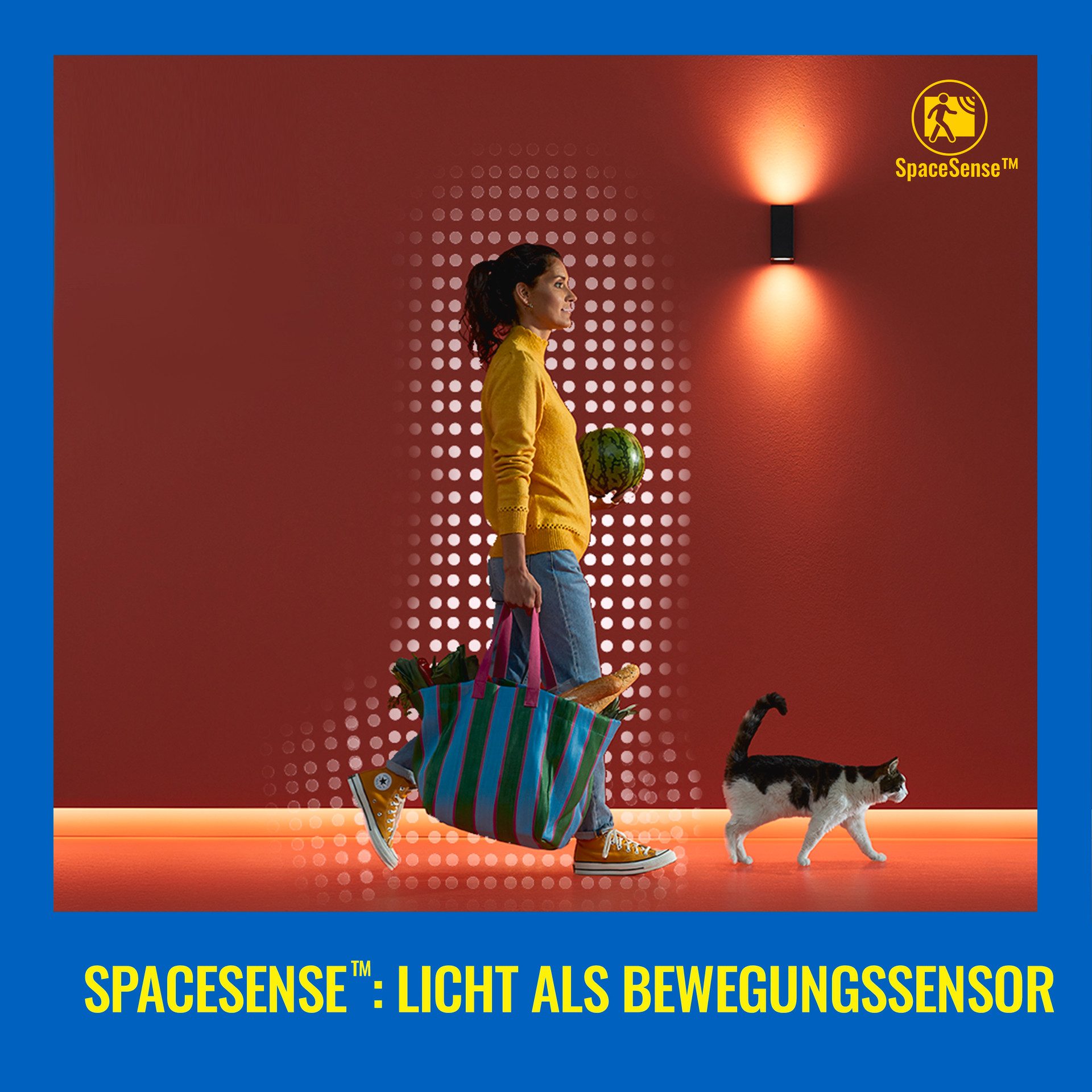 WiZ LED Deckenleuchte SuperSlim Deckenleuchte Tunable White&Color 2450lm, LED fest integriert, warmweiß - kaltweiß